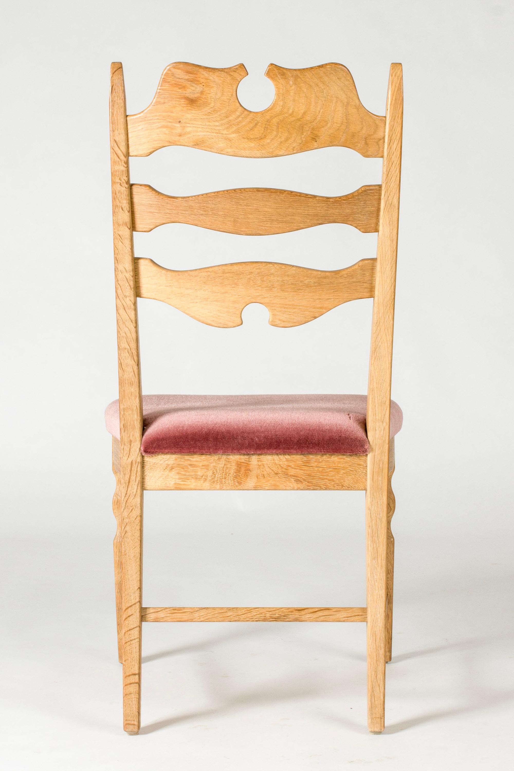 Mid-20th Century Midcentury dining chairs by Henning Kjærnulf, Denmark, 1960s, set of six For Sale