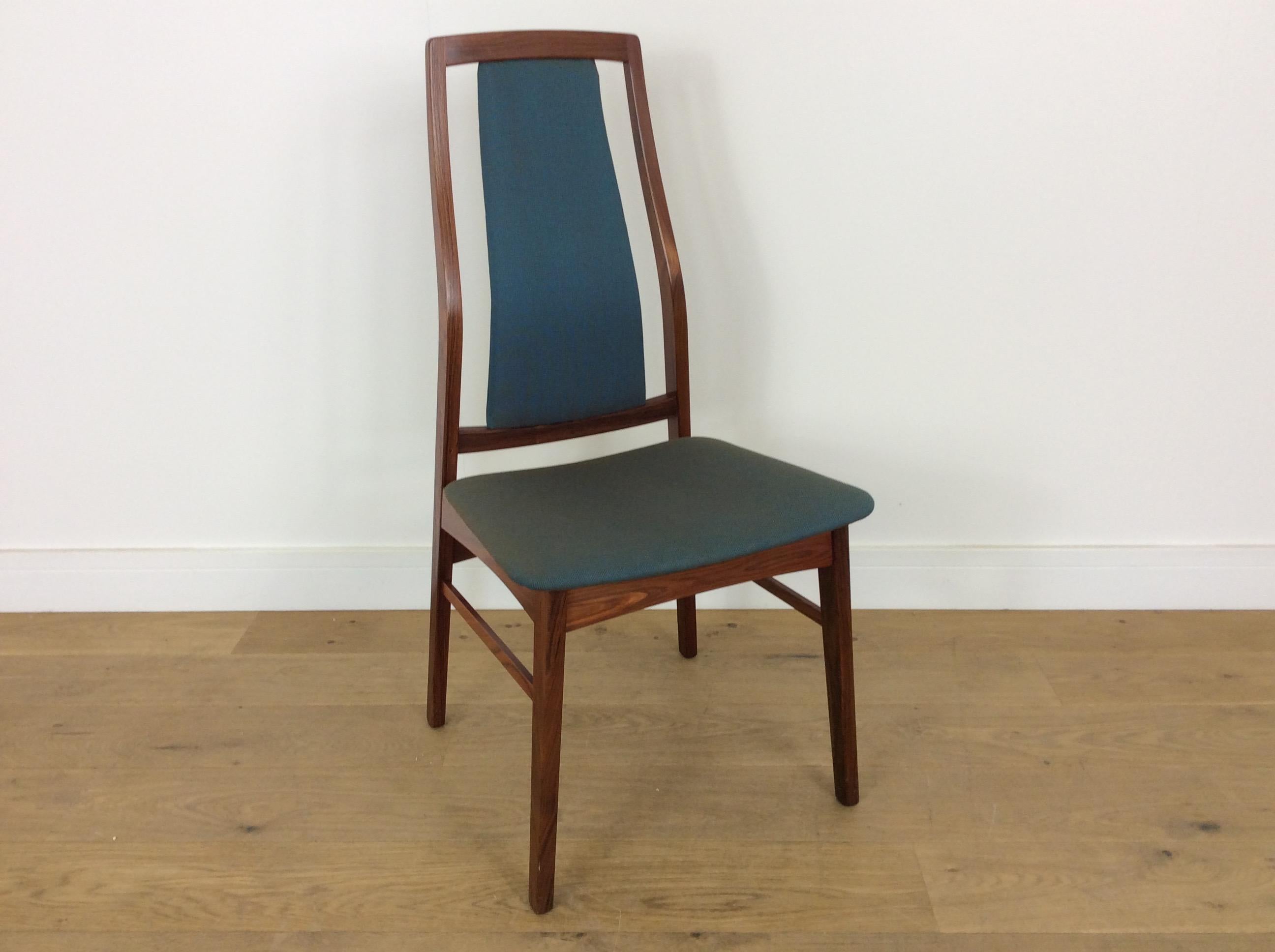 Danish Midcentury Dining Chairs Set of 8 by Niels Koefoed For Sale
