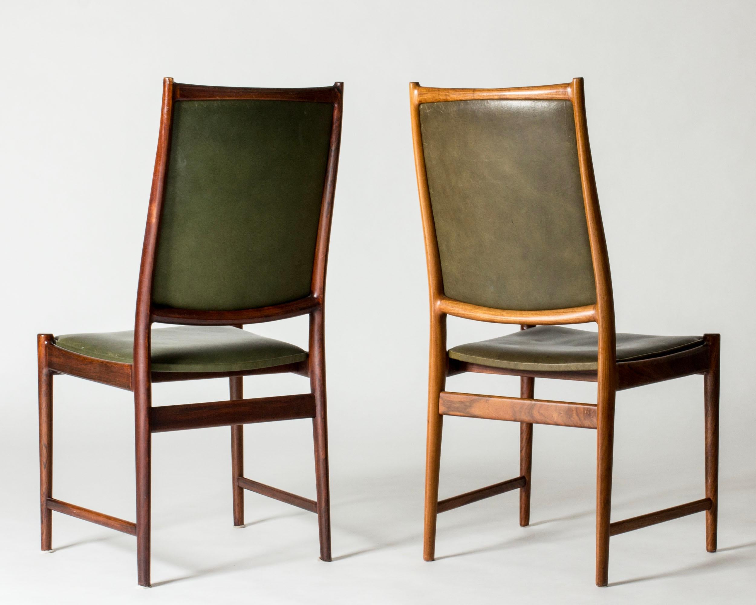 Chaises de salle à manger du milieu du siècle, Torbjørn Afdal, Bruksbo, Norvège, années 1960, ensemble de huit pièces en vente 3