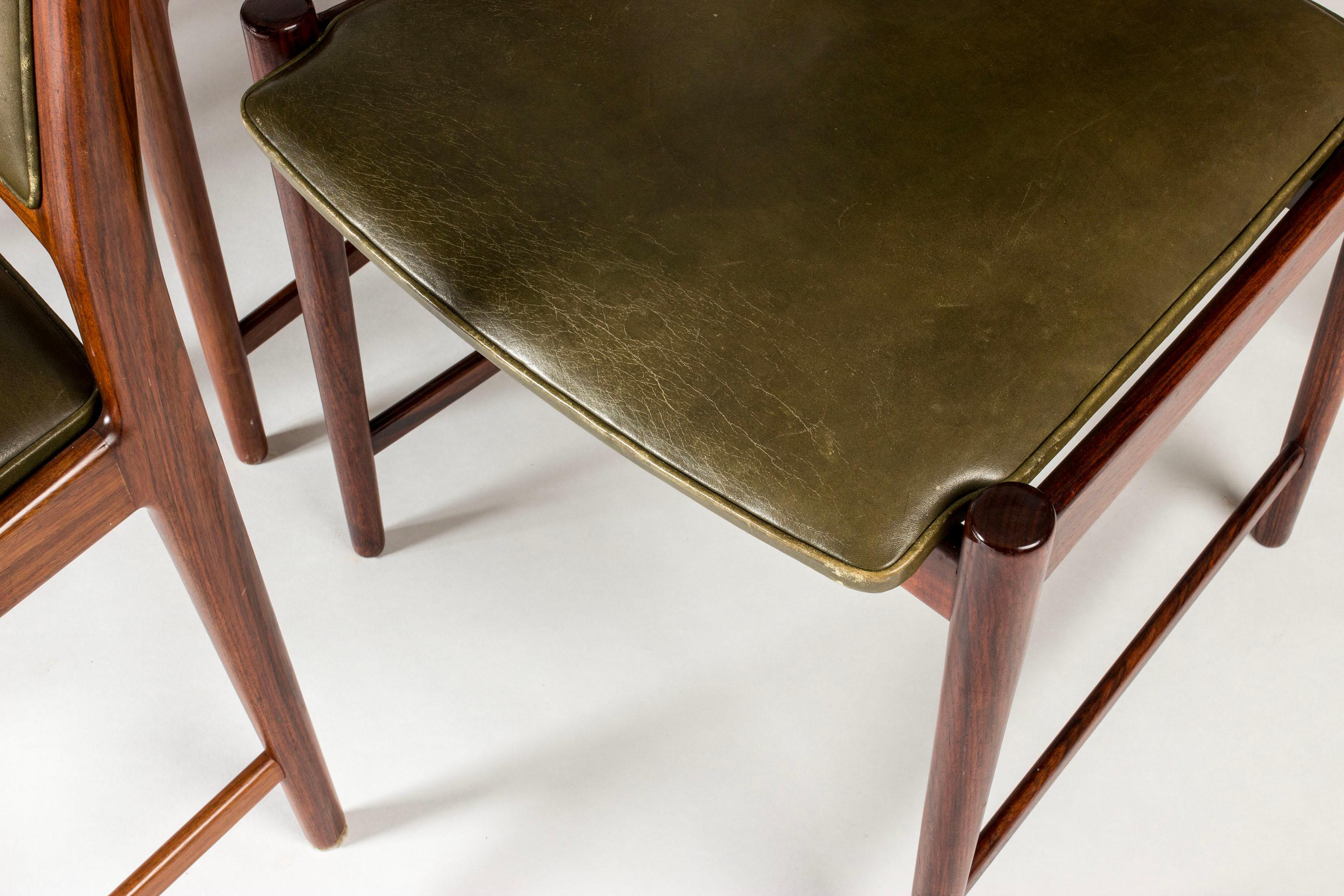 Chaises de salle à manger du milieu du siècle, Torbjørn Afdal, Bruksbo, Norvège, années 1960, ensemble de huit pièces en vente 6