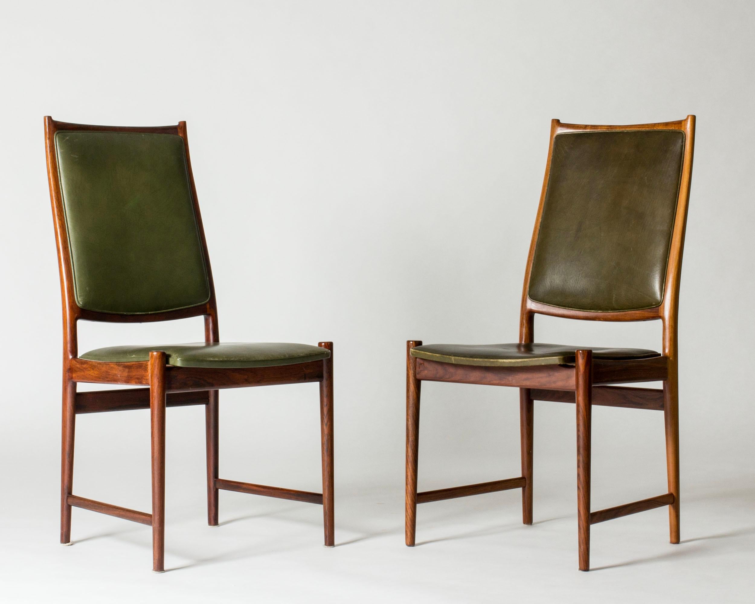 Chaises de salle à manger du milieu du siècle, Torbjørn Afdal, Bruksbo, Norvège, années 1960, ensemble de huit pièces en vente 2