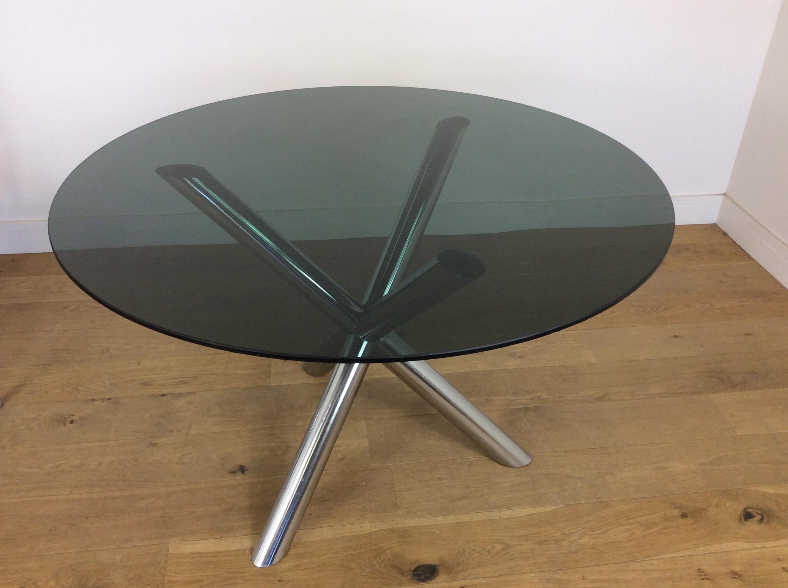 Midcentury Dining Table and Chairs In Good Condition For Sale In London, GB
