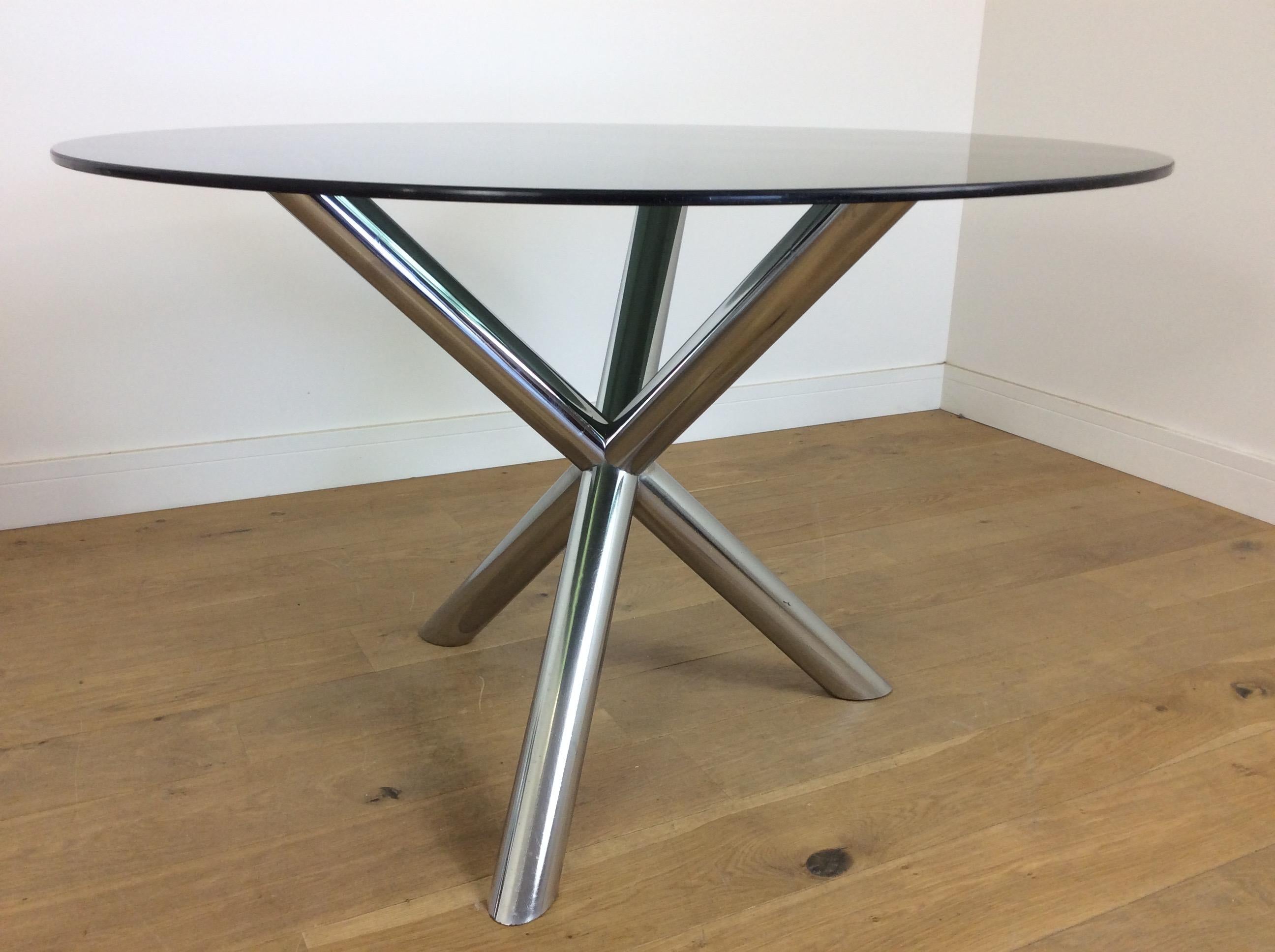 20th Century Midcentury Dining Table and Chairs For Sale