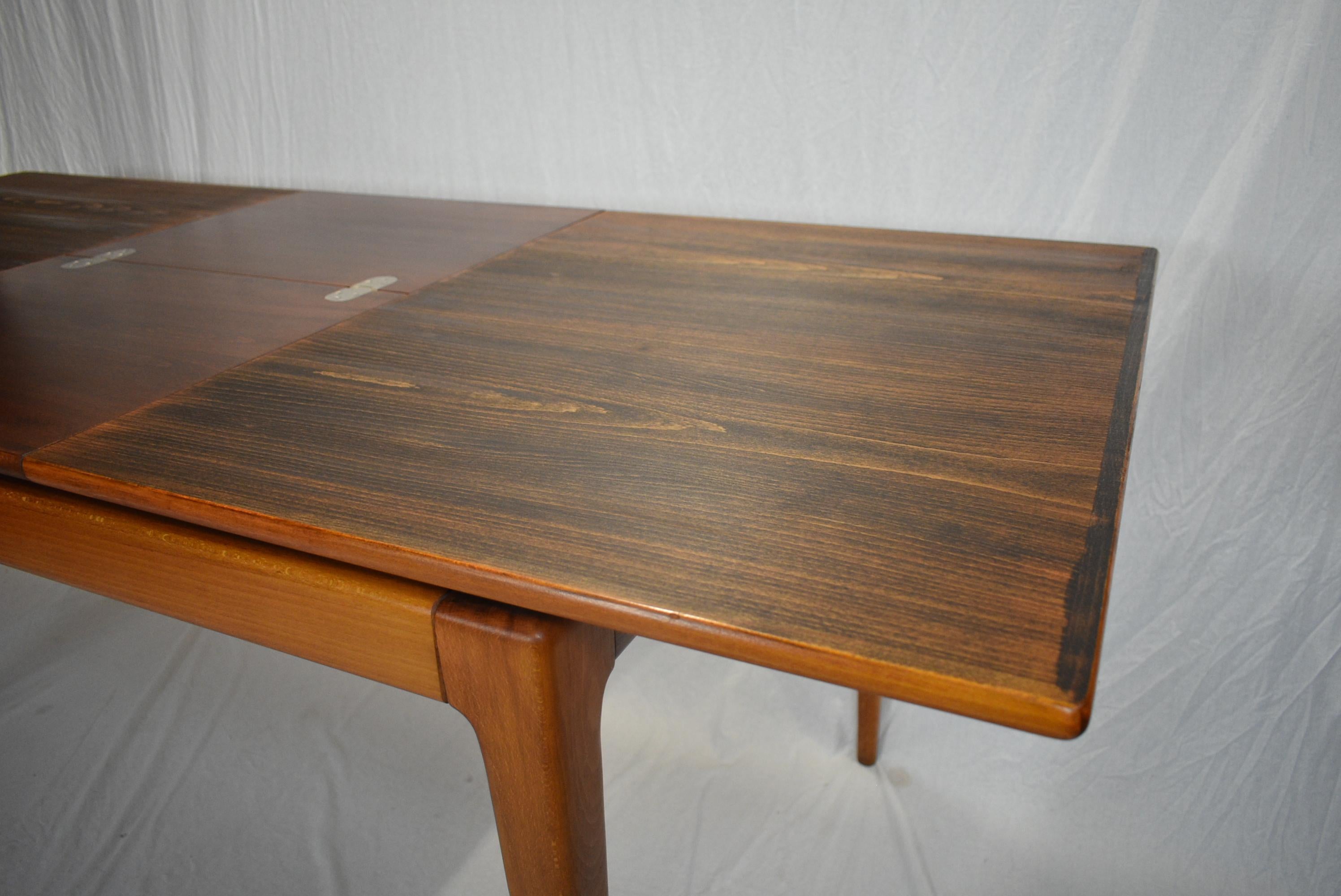 Midcentury Dining Table by Dřevotvar, 1970s For Sale 8