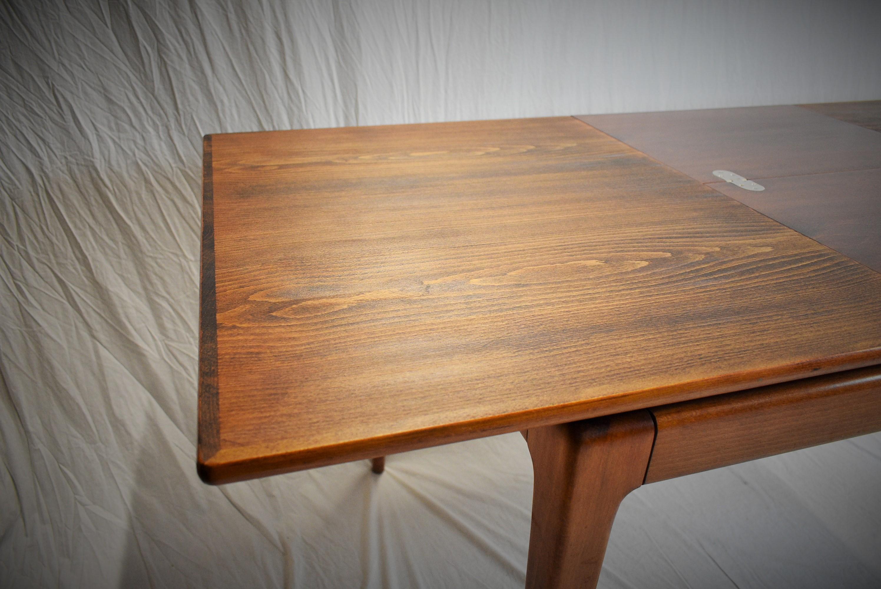 Midcentury Dining Table by Dřevotvar, 1970s For Sale 9