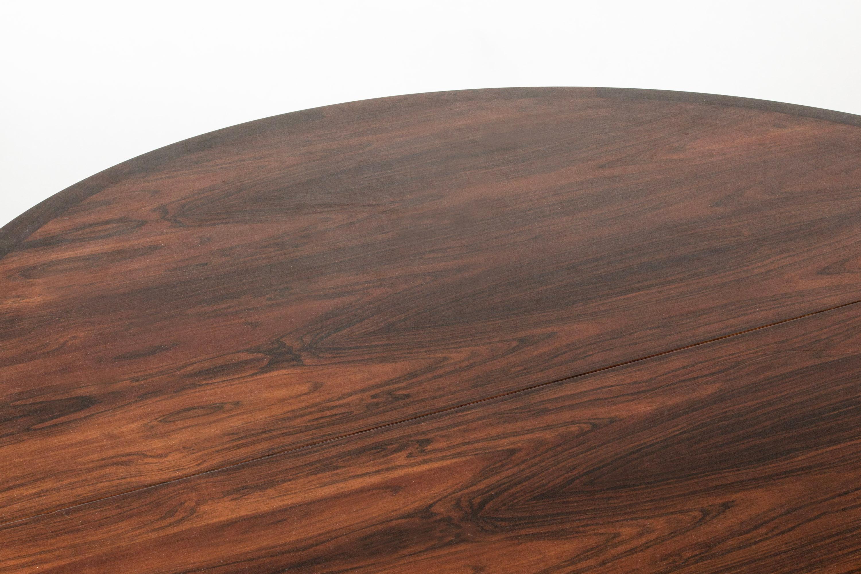 Scandinave moderne Table de salle à manger du milieu du siècle par Torbjørn Afdal pour Bruksbo, Norvège, années 1960 en vente