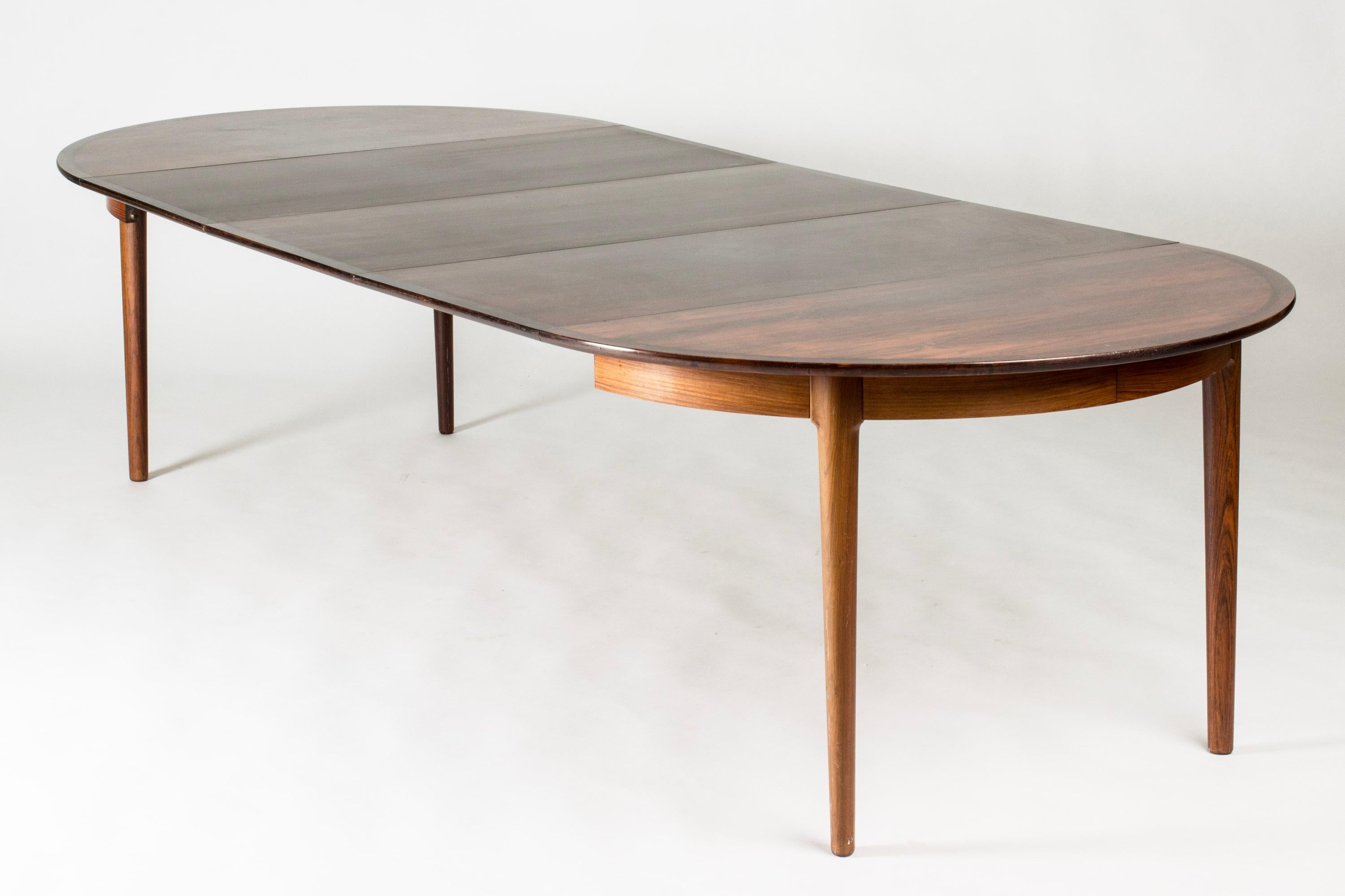 Bois de rose Table de salle à manger du milieu du siècle par Torbjørn Afdal pour Bruksbo, Norvège, années 1960 en vente
