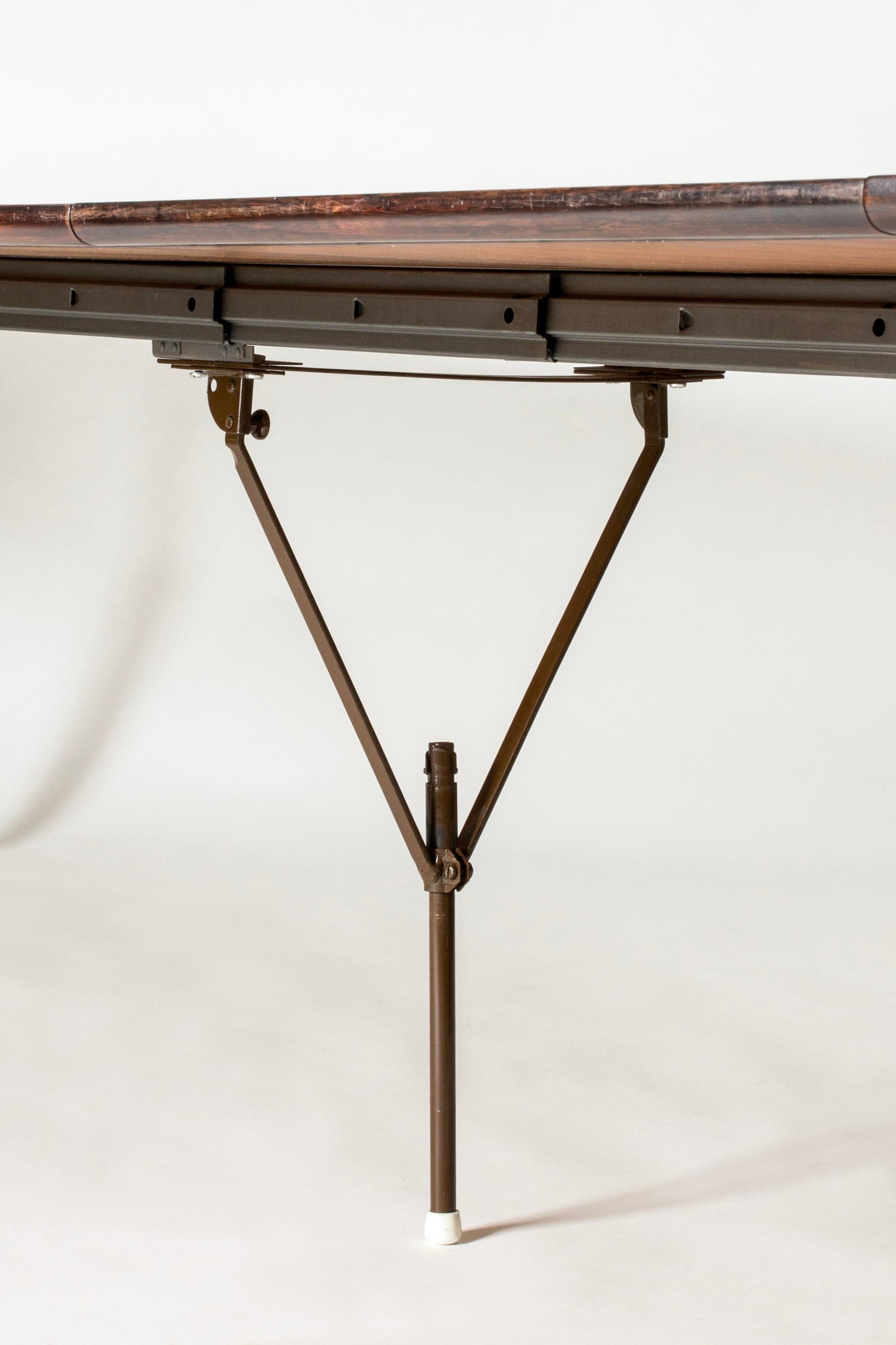 Midcentury dining table by Torbjørn Afdal for Bruksbo, Norway, 1960s For Sale 2