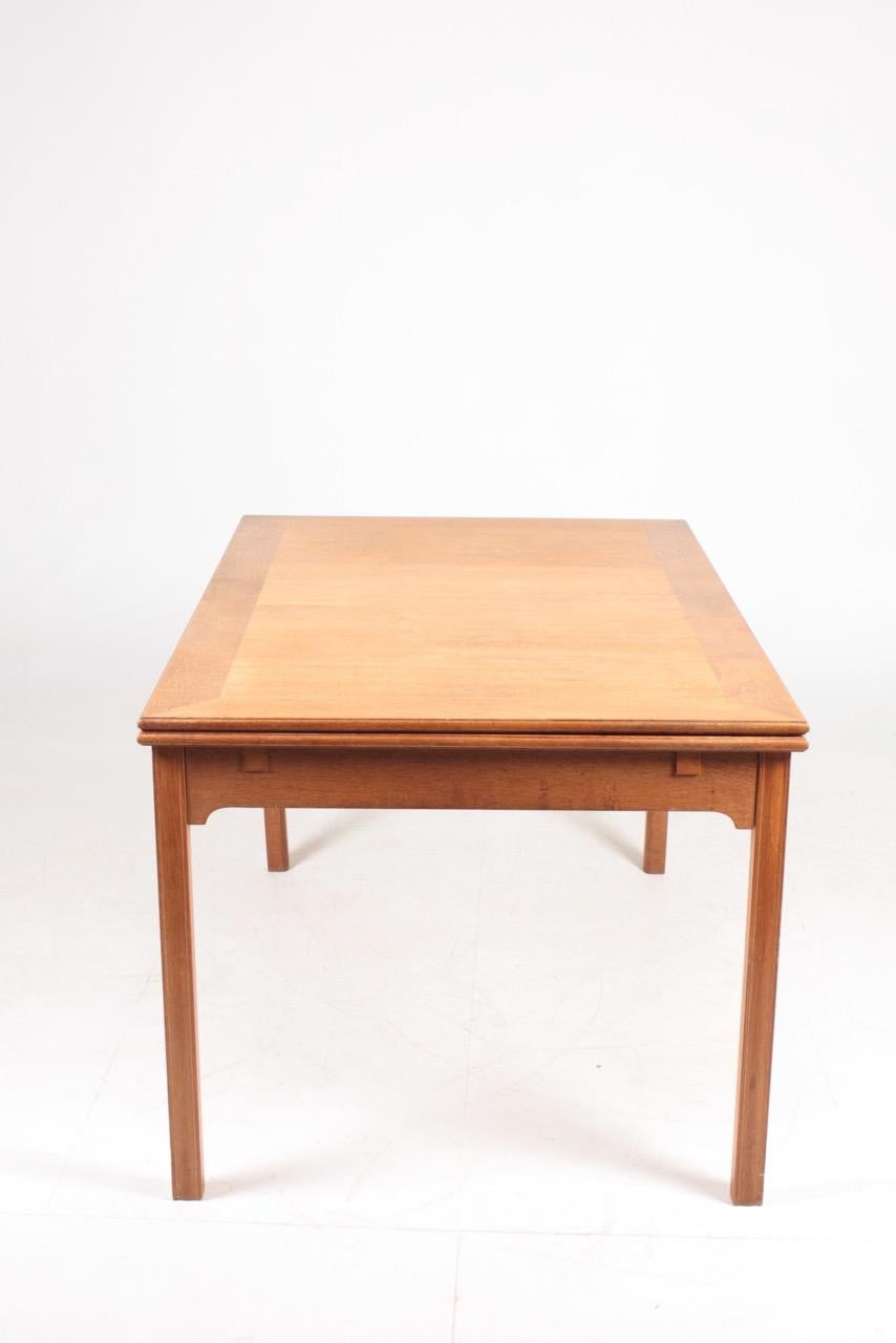Midcentury Dining Table in Patinated Oak Designed by Kaare Klint, 1950s 4