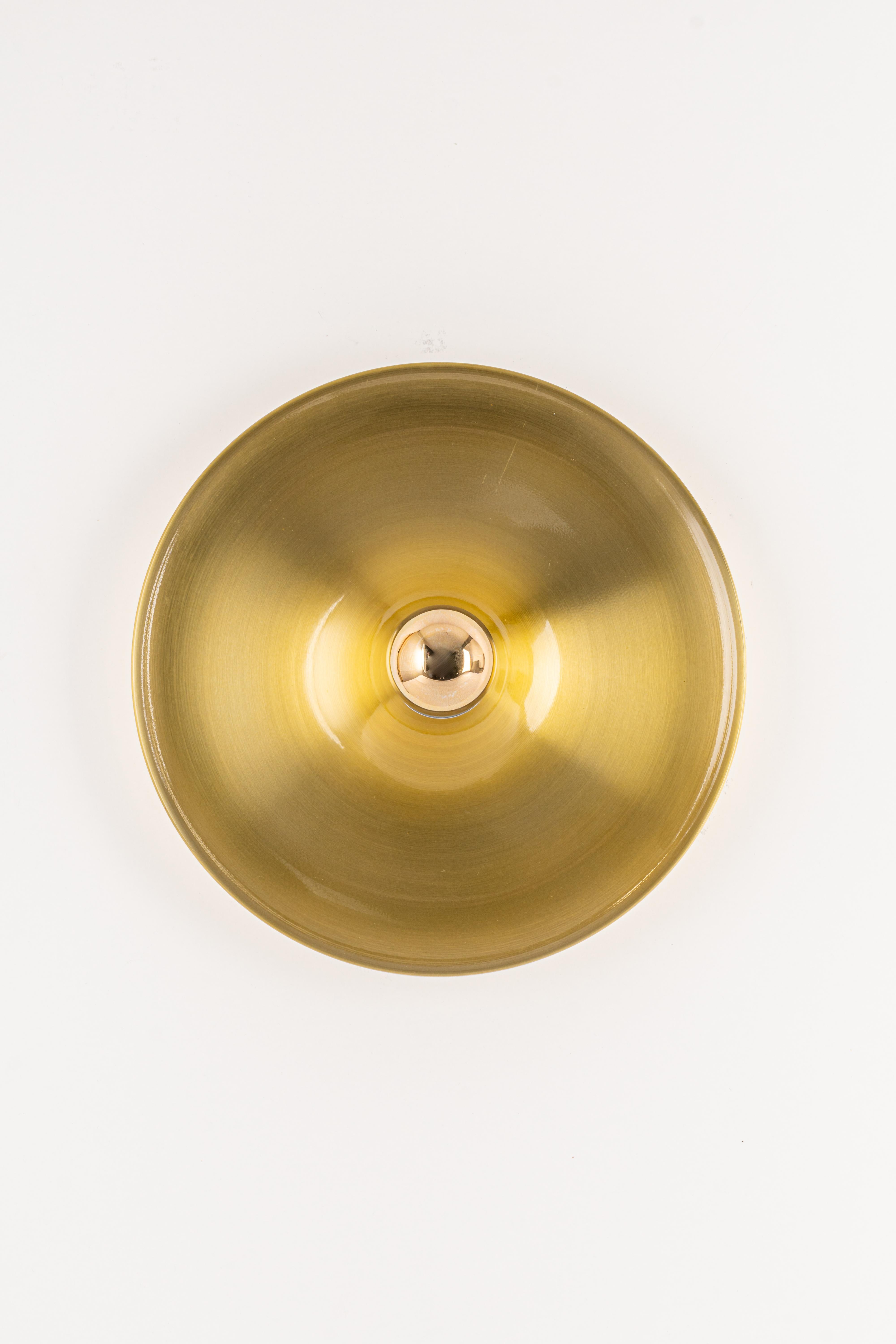 Midcentury Disc Wall Light, Germany, 1970s For Sale 1