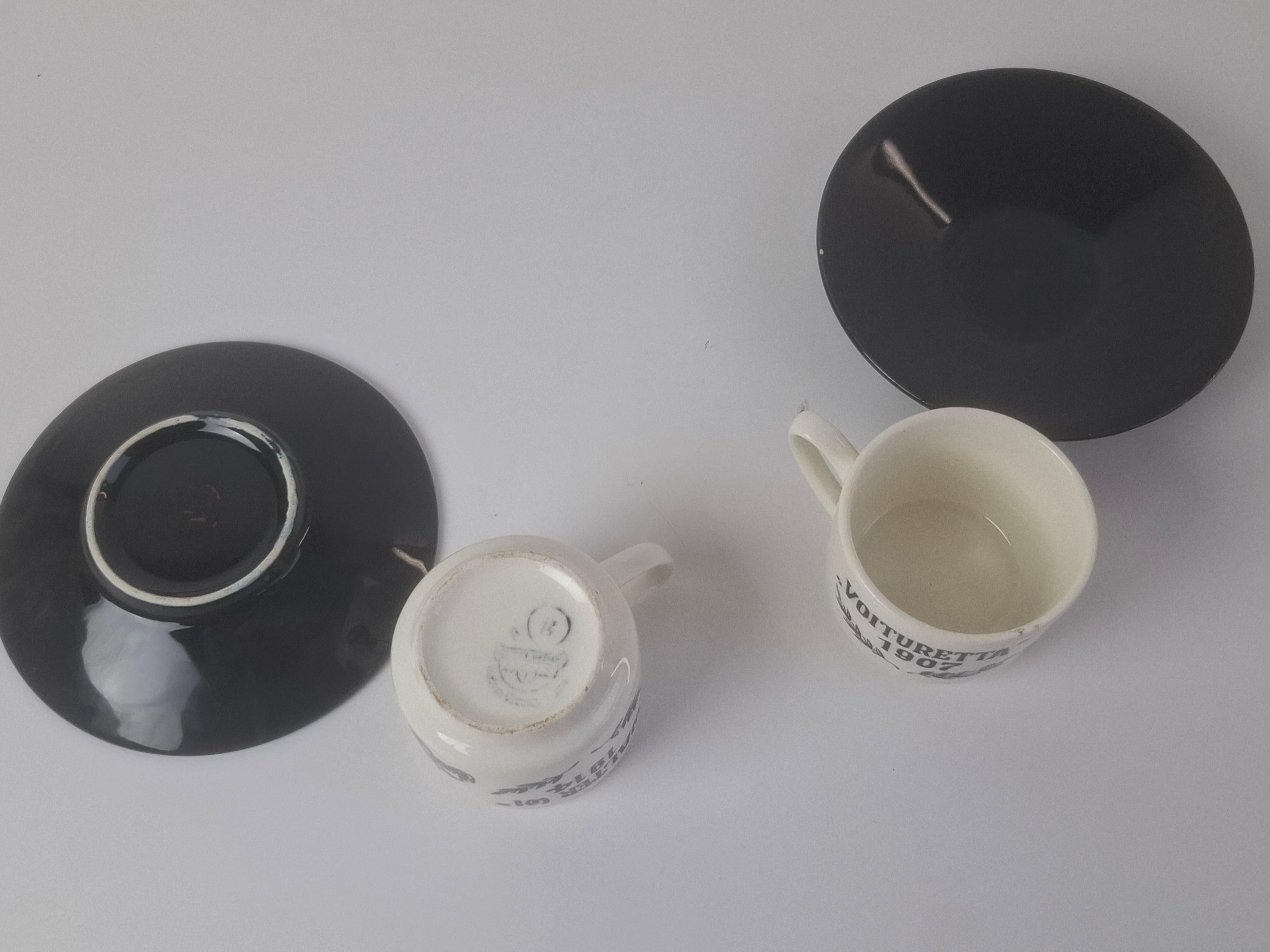 Midcentury Ditmar Urbach Czechoslovak Porcelain Cup and Saucer Set im Angebot 1