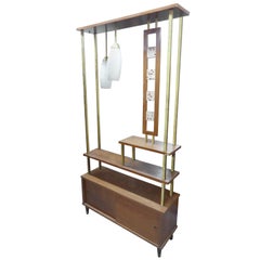 Midcentury Divider with Lighting