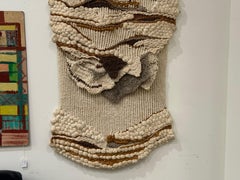 Arazzo da parete in fibra organica moderna di metà secolo di Don Freedman