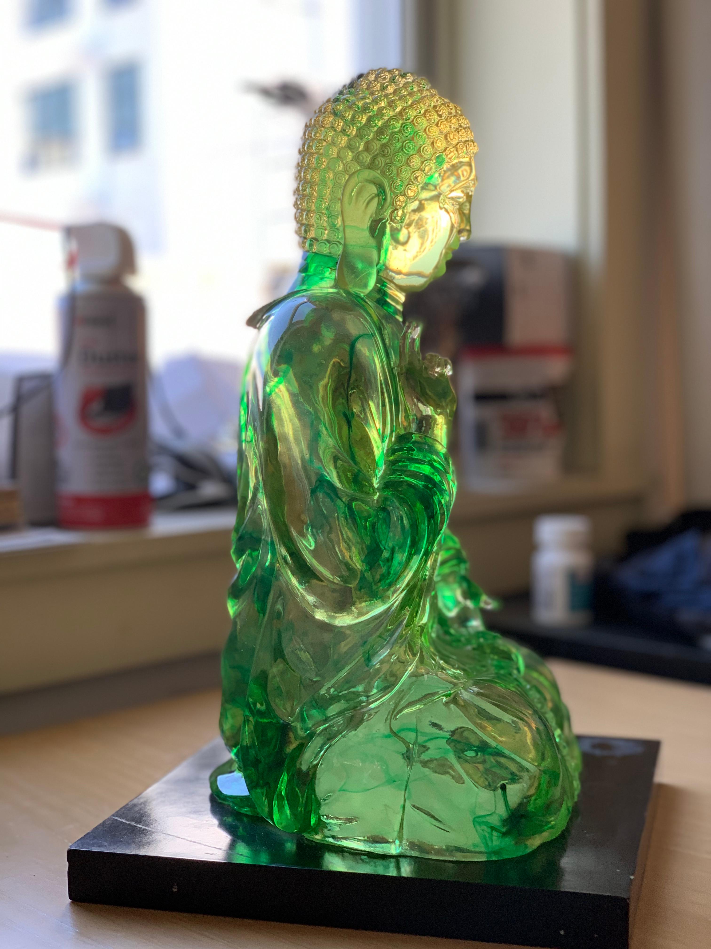 buddha lotus statue