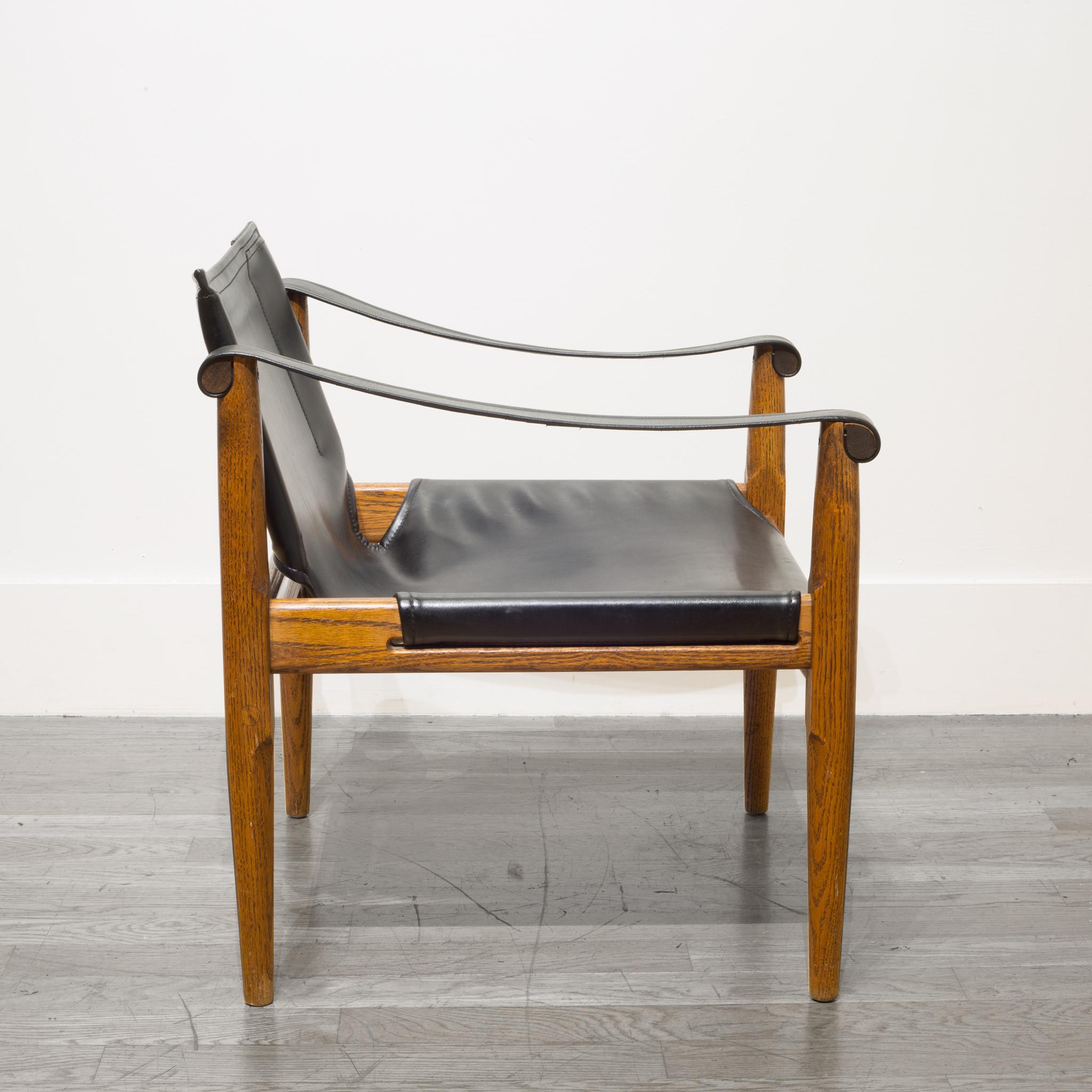 American Midcentury Douglas Heaslett for Brown Saltman Sling Chair, circa 1950