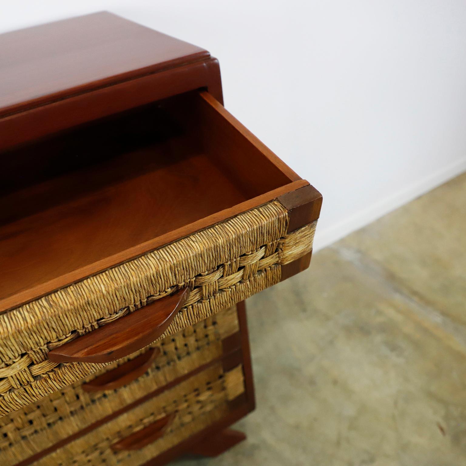 Mid-Century Modern Midcentury Drawer in the Style of Clara Porset For Sale