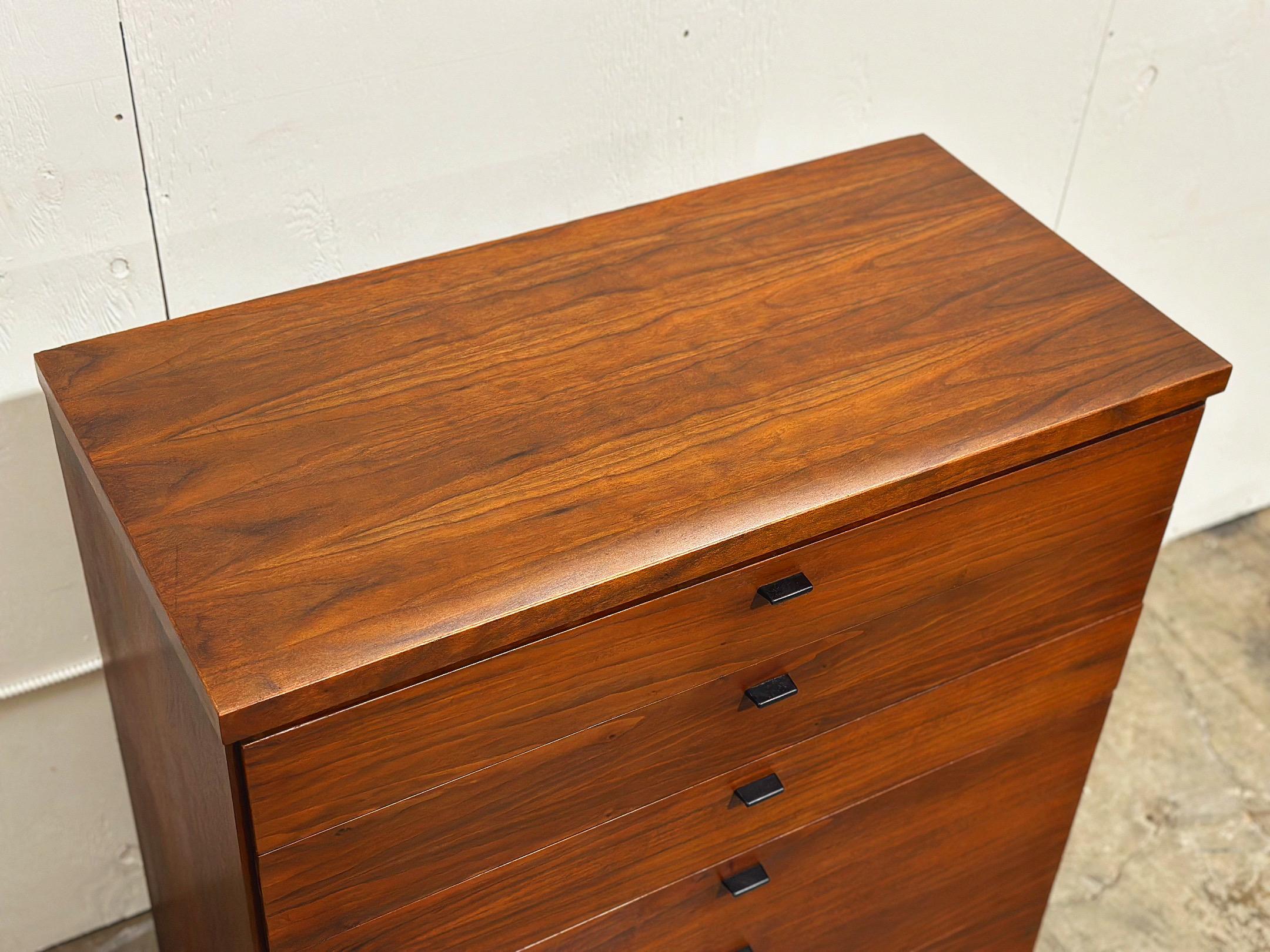 Mid-Century Modern Midcentury Dresser - Jack Cartwright - Founders Patterns 10 - Tall Highboy Chest For Sale