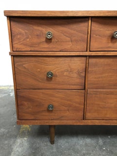 Midcentury Dresser with Bronze Drawer Pulls