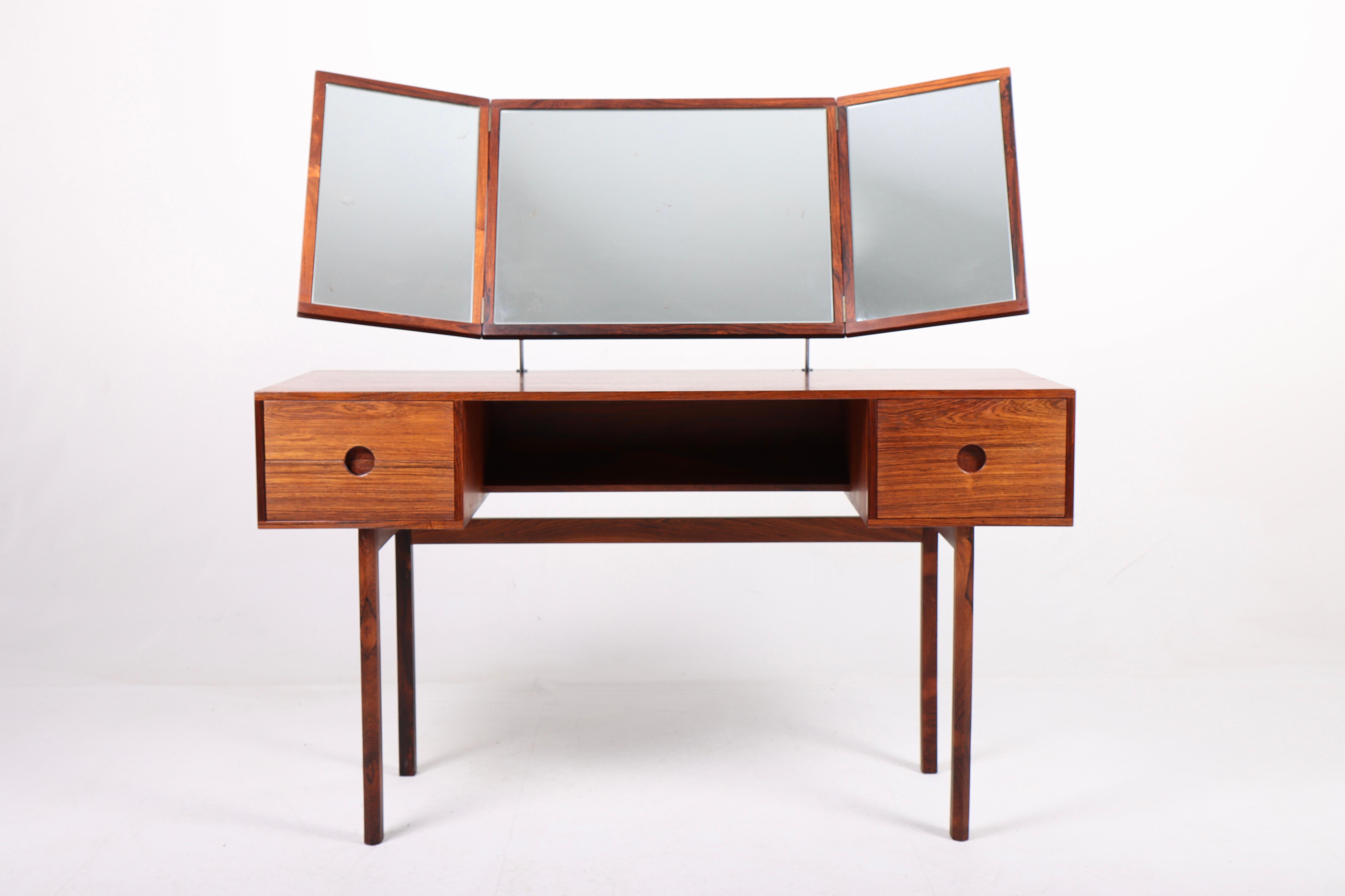Danish Mid-Century Dressing Table in Rosewood Designed by Kai Kristiansen, 1960s