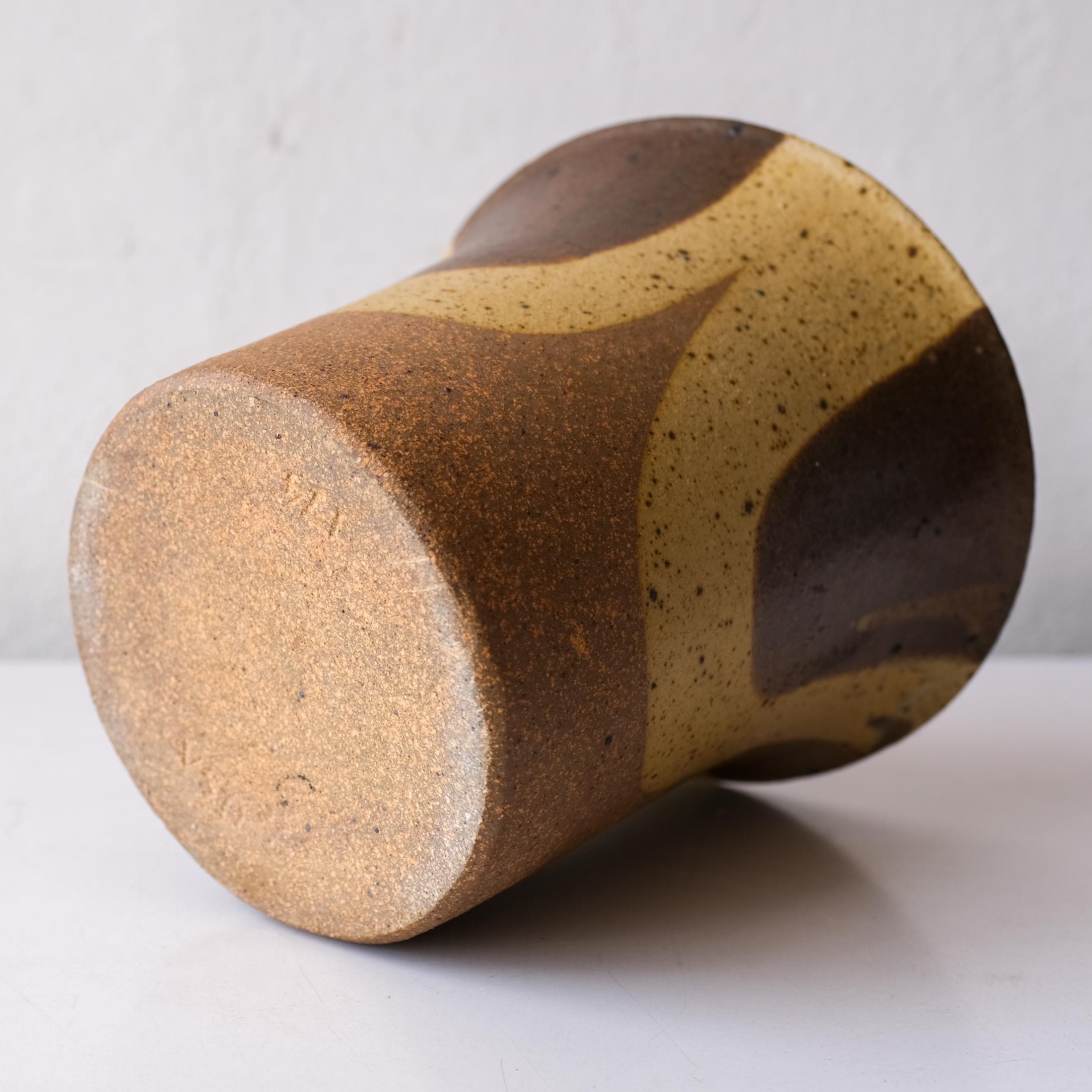 Midcentury Drip Glaze Stoneware Planter in the Style of David Cressey 3