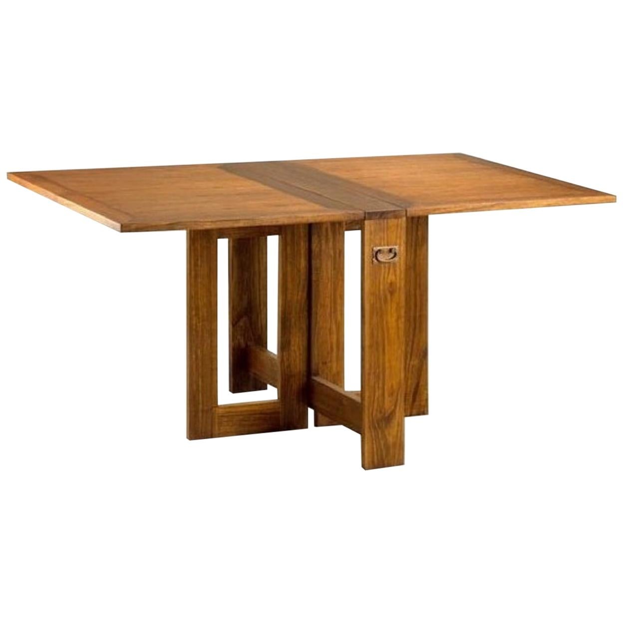 Midcentury Drop-Leaf Gateleg Pembroke Table