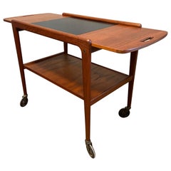 Midcentury Drop-Leaf Server in Teak