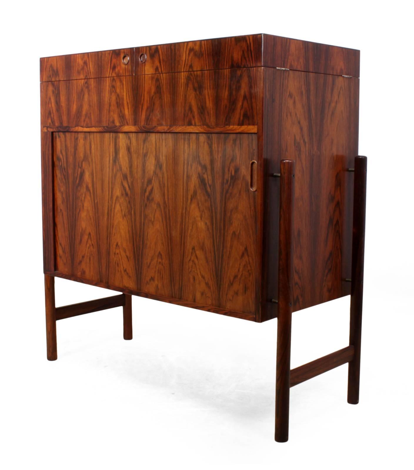 Midcentury Dry Bar in Rosewood by Mogens Kold 5