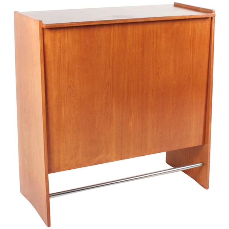 Midcentury Dry Bar in Teak, Made in Denmark, 1960s