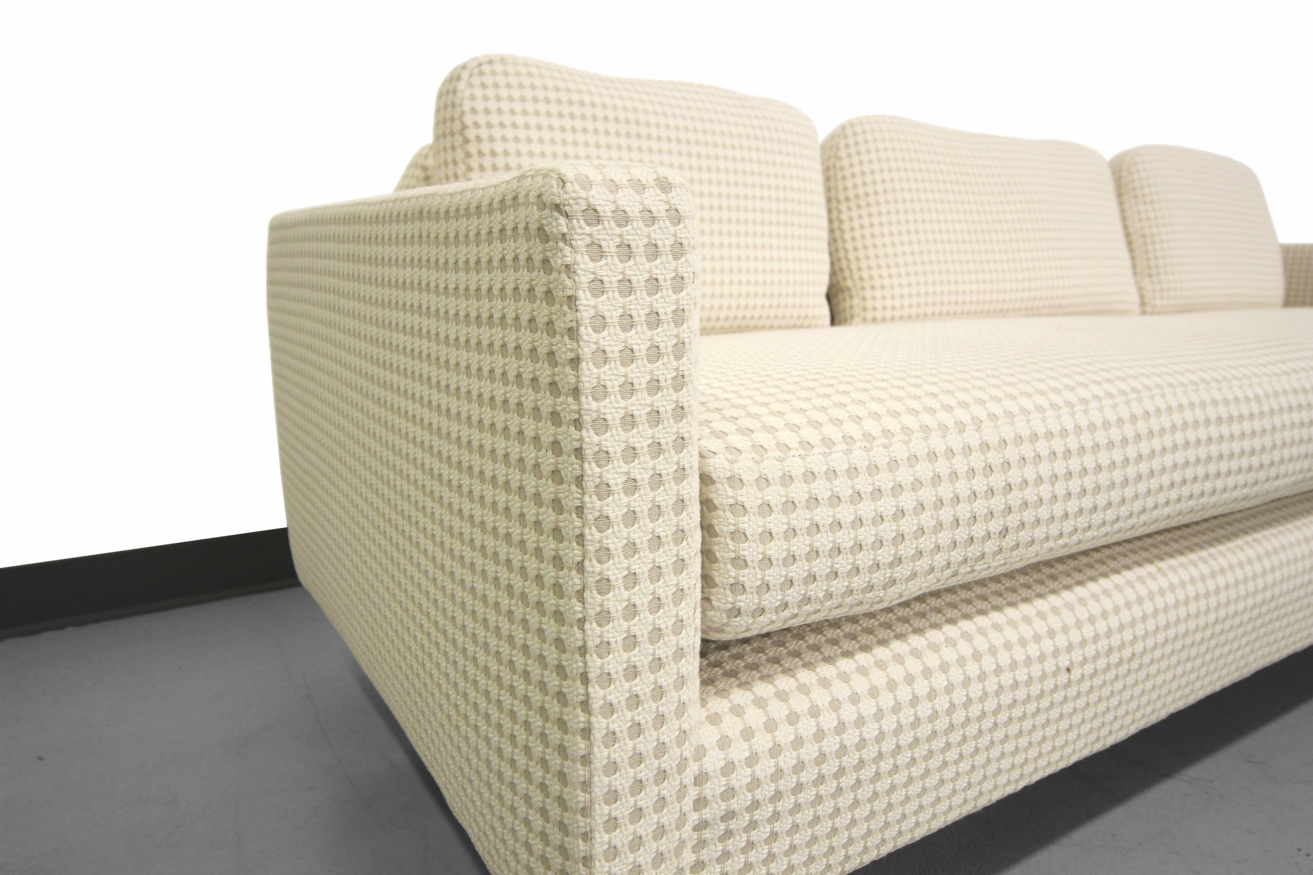 Fabric Midcentury Dunbar Sofa Designed by Edward Wormley