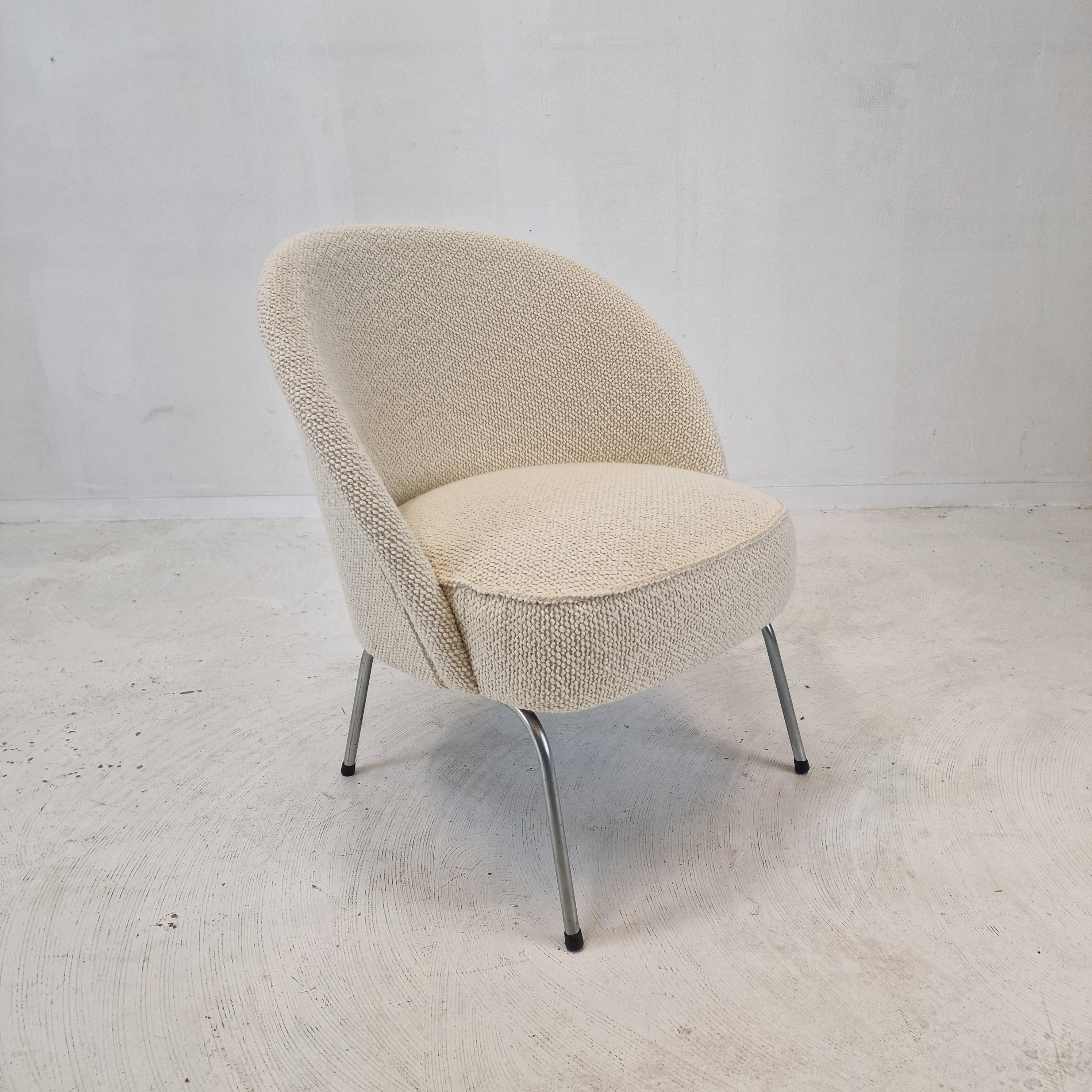 Mid-Century Modern Midcentury Dutch Cocktail or Side Chair, 1970s For Sale