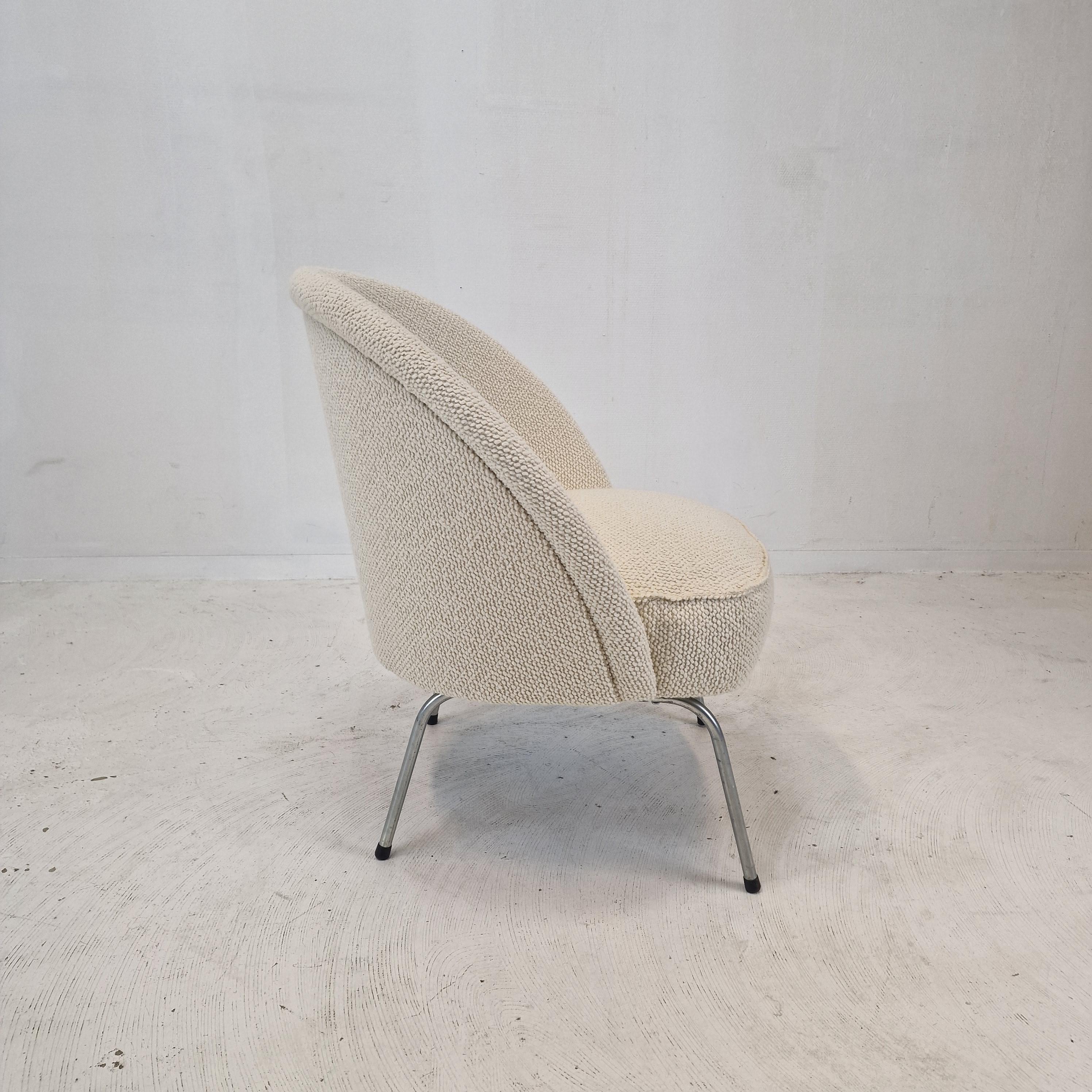 Midcentury Dutch Cocktail or Side Chair, 1970s For Sale 1