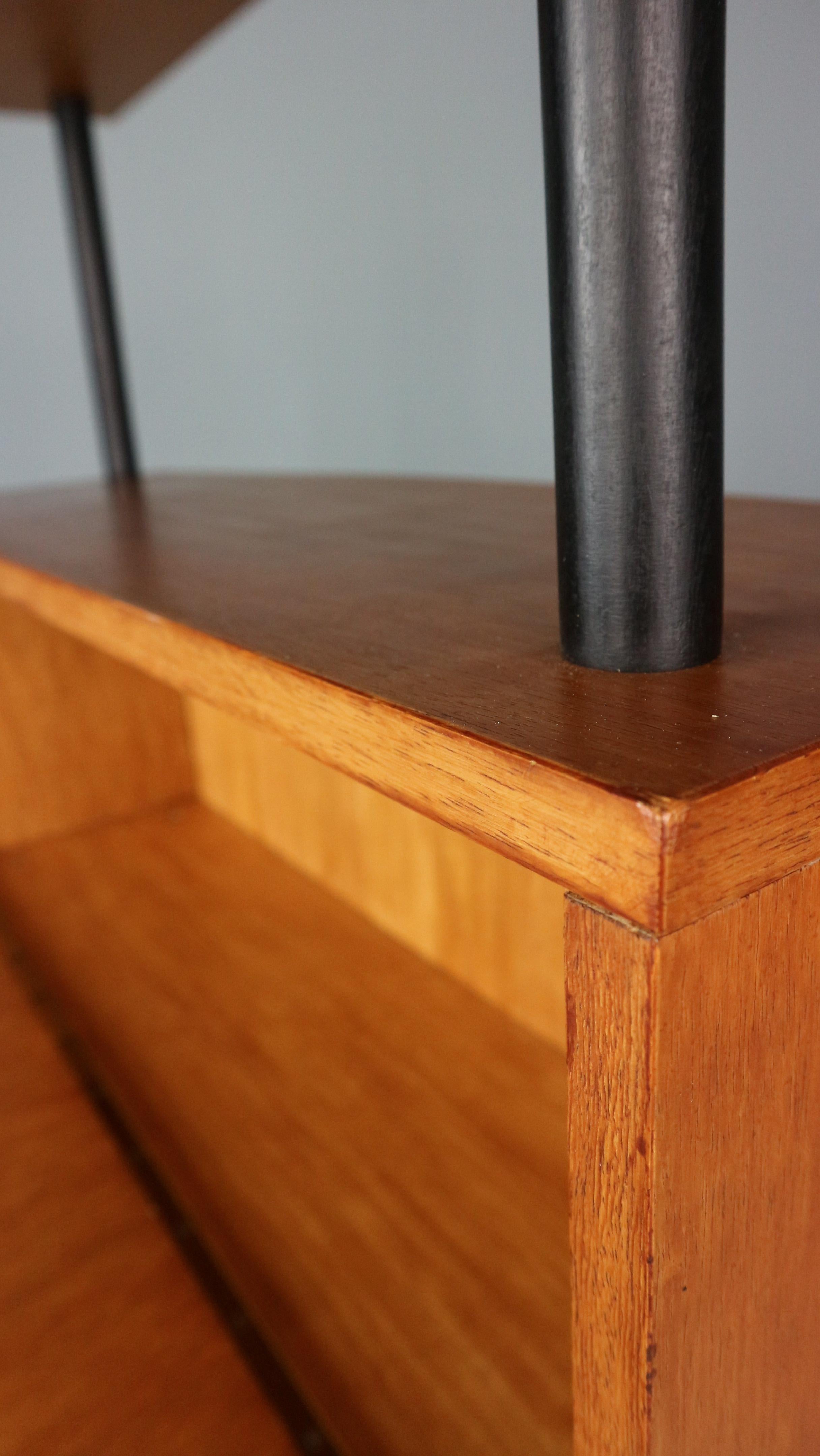 Midcentury Dutch design cabinet ‘Stokkenkast’ wall unit Willem Lutjens, 1950s 5