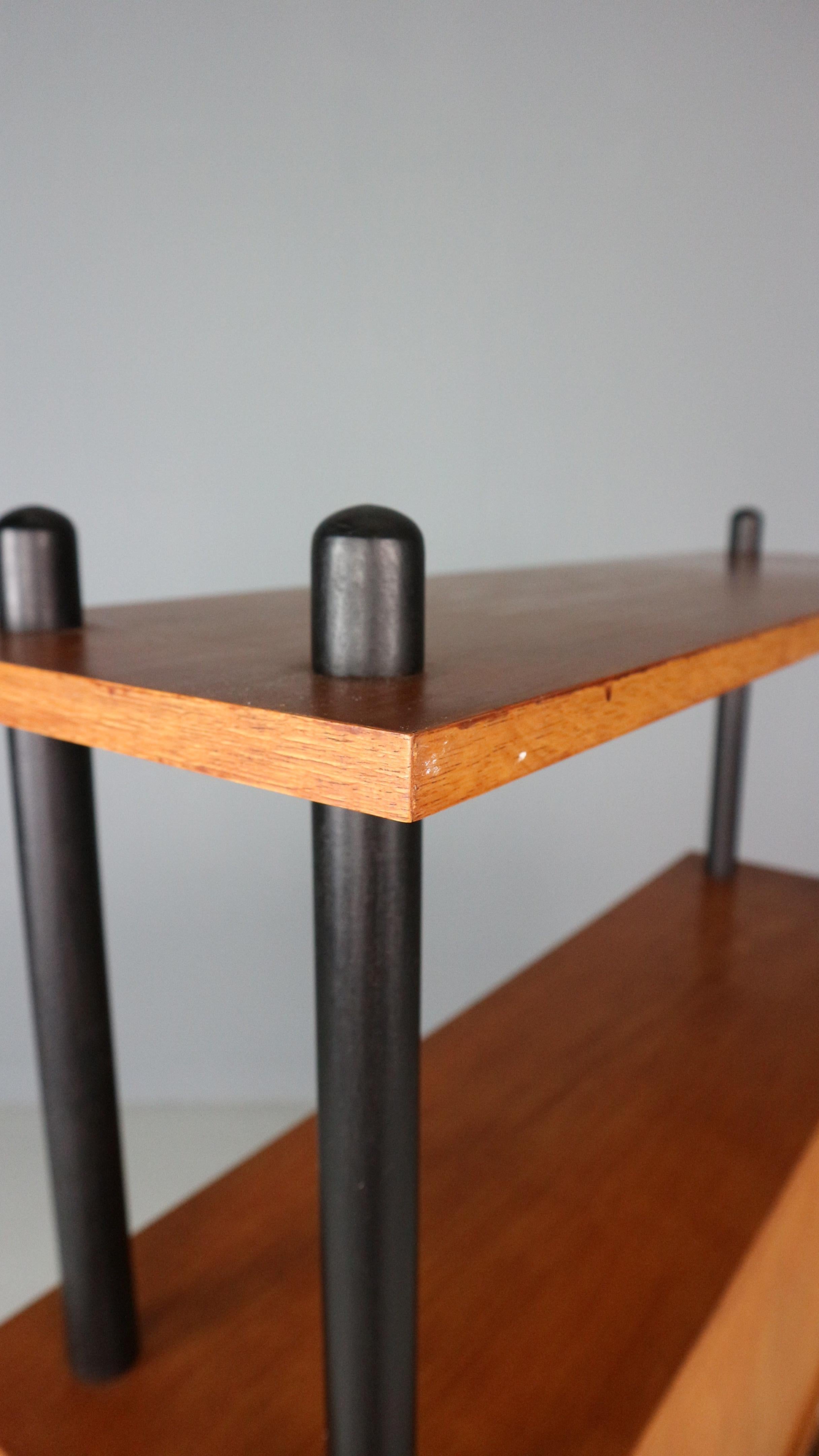 Midcentury Dutch design cabinet ‘Stokkenkast’ wall unit Willem Lutjens, 1950s 10