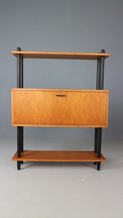 Mueble alto de diseño holandés de mediados de siglo "Stokkenkast" Willem Lutjens, años 50
