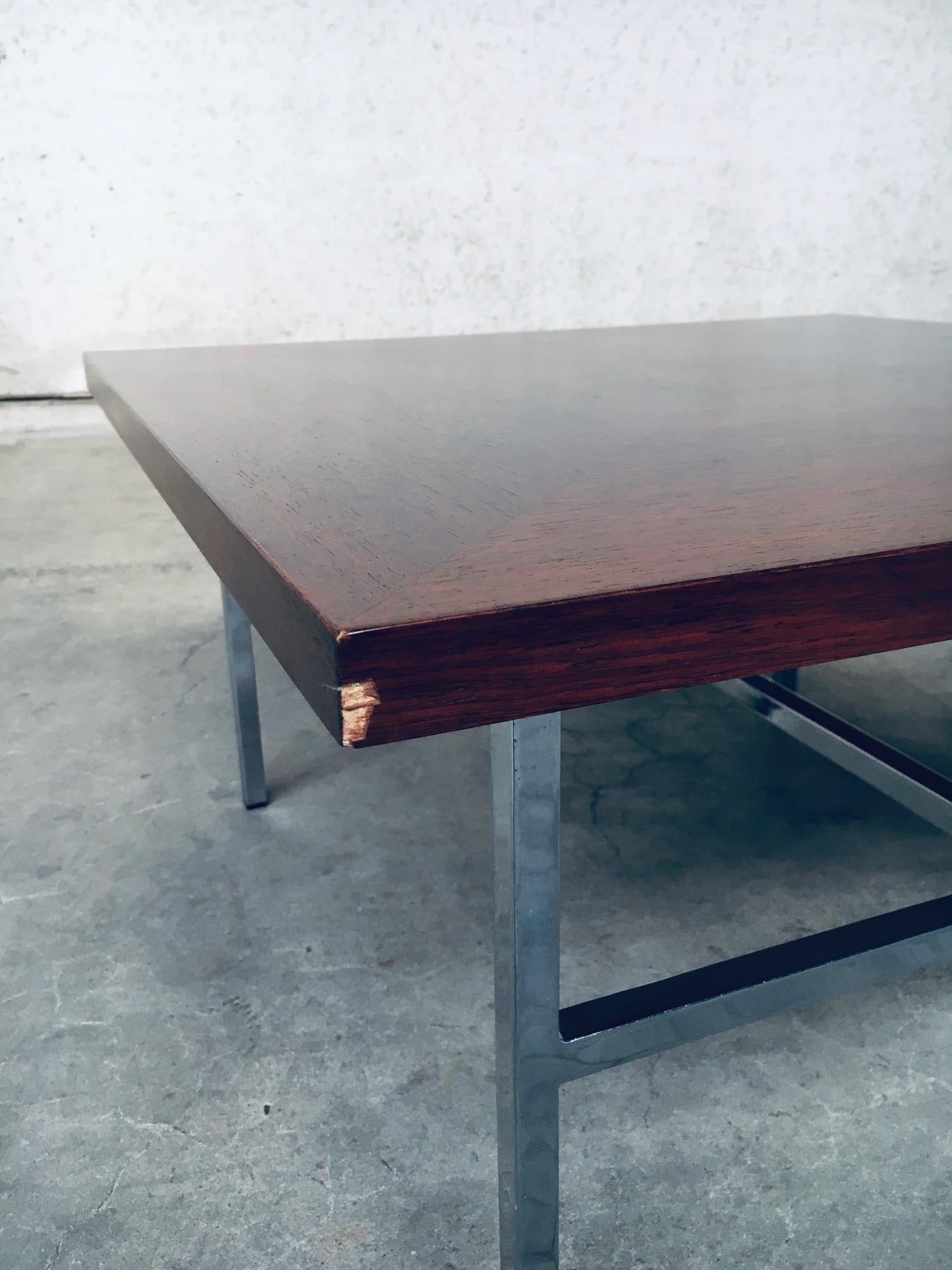 Midcentury Dutch Design Coffee Table, Netherlands 1960's For Sale 8
