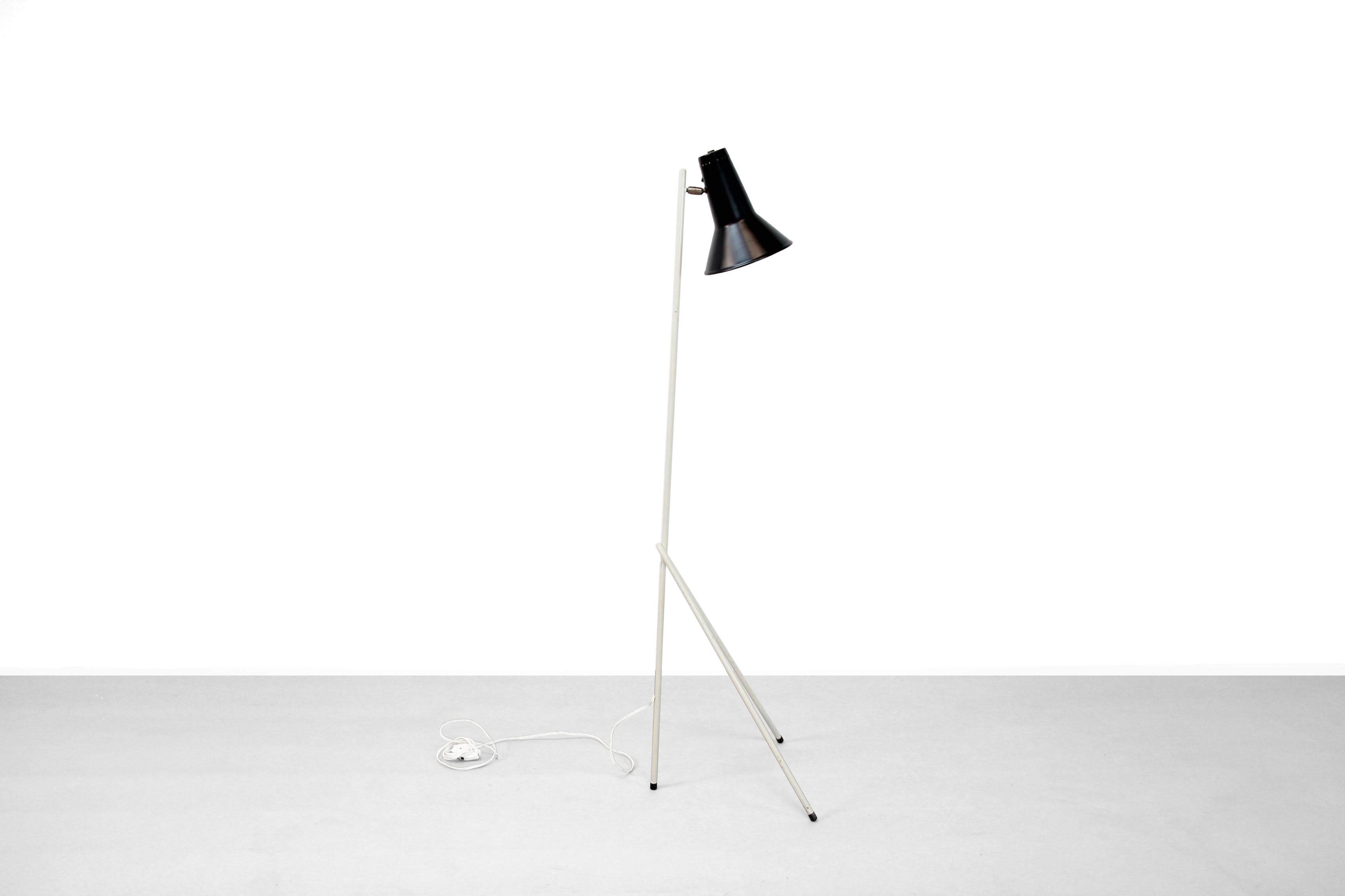 Mid-Century Modern Midcentury Dutch Grasshopper Floor Lamp by Willem Hagoort, Model 333, 1950s