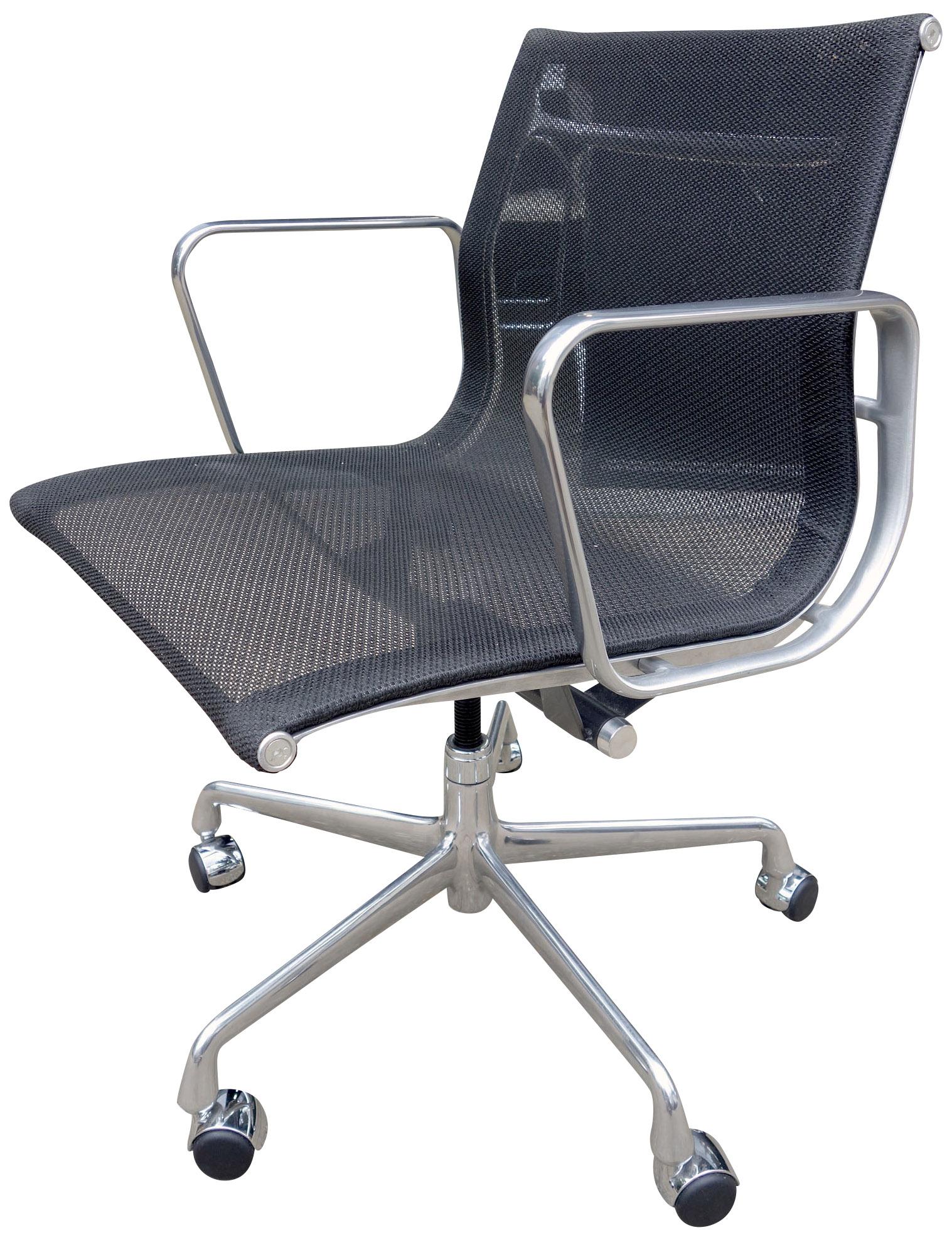American Midcentury Eames Aluminium Group Chairs for Herman Miller