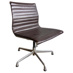 Midcentury Eames Aluminum Group Side Chair for Herman Miller