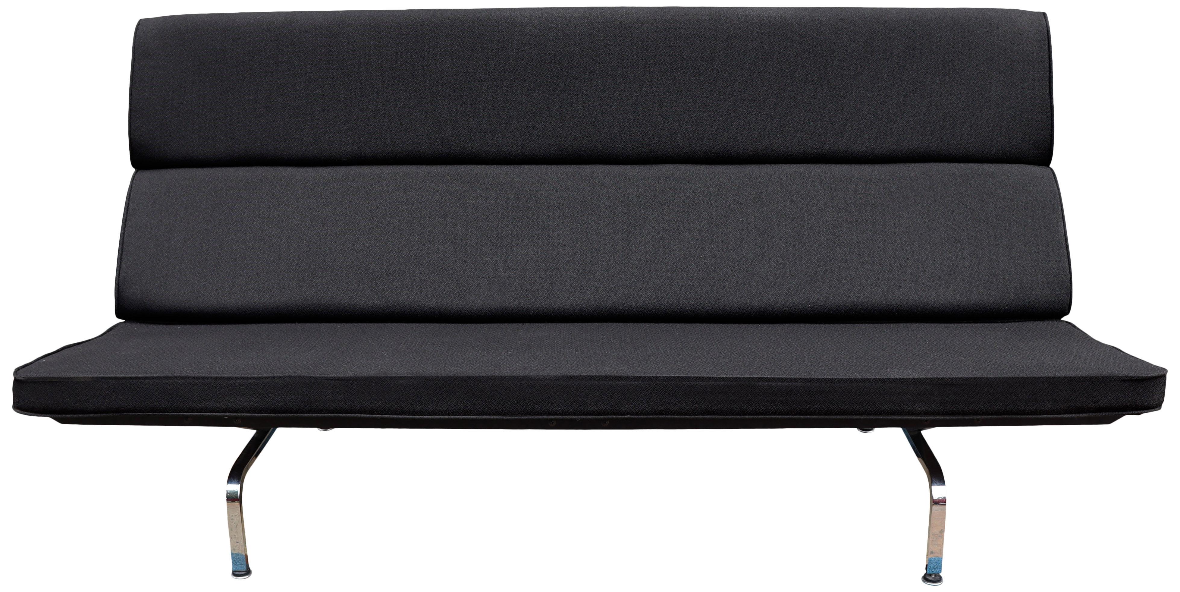 Mid-Century Modern Midcentury Eames Compact Sofa by Ray and Charles Eames for Herman Miller