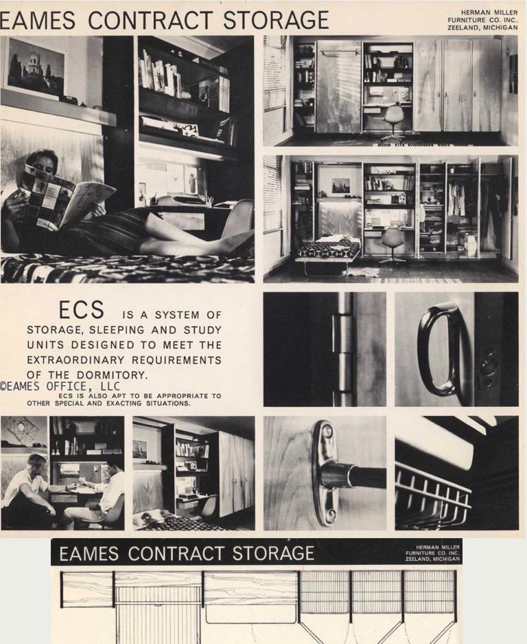 Midcentury Eames Contract Storage 'ECS' Unit 10