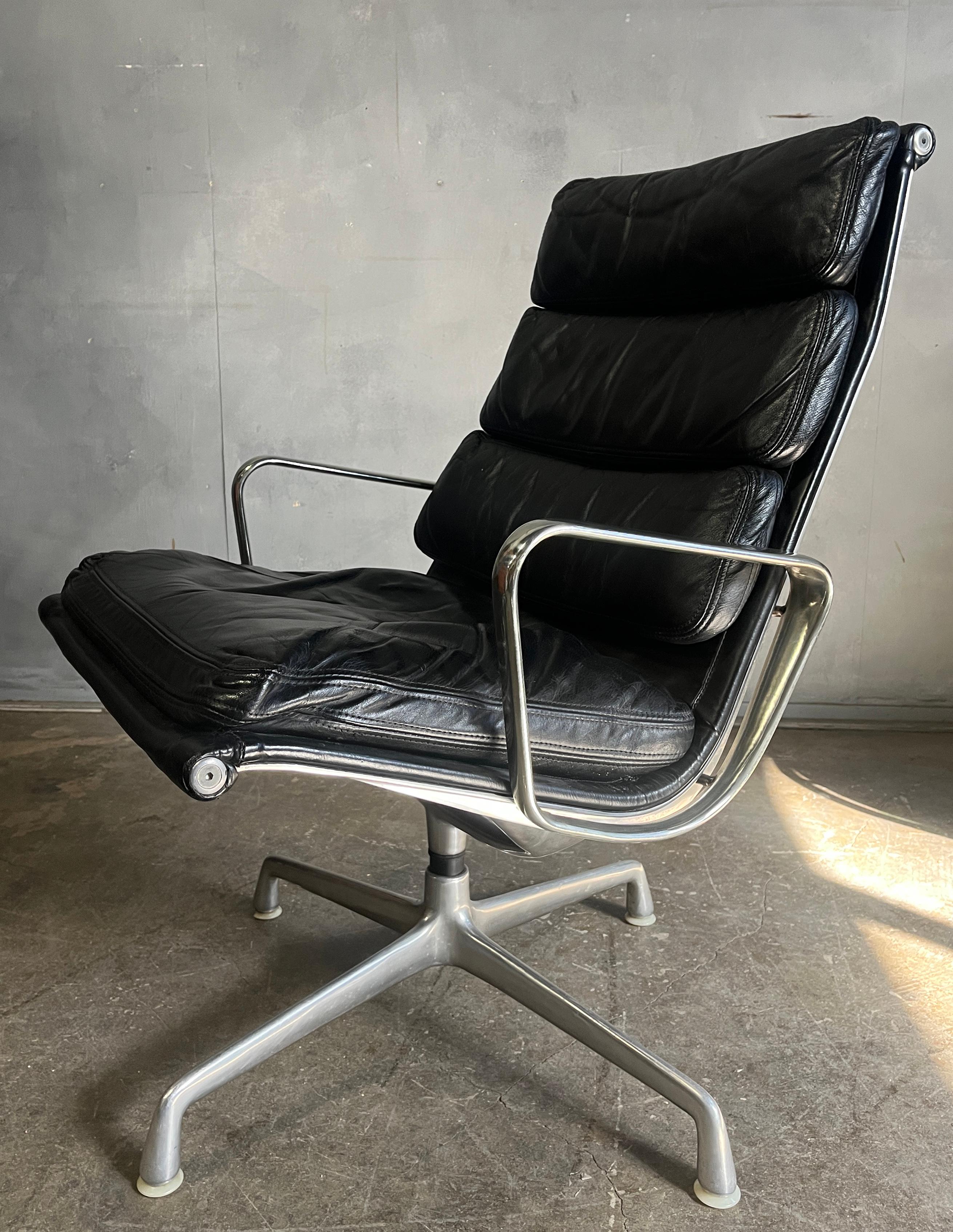 Midcentury Eames for Herman Miller Soft Pad Lounge Chair 2