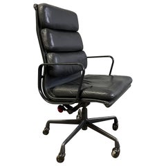 Midcentury Eames High Back Soft Pad Chair for Herman Miller