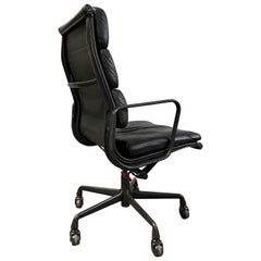 Midcentury Eames High Back Soft Pad Chair for Herman Miller
