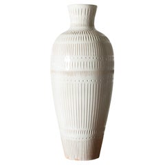 Midcentury Earthenware Vase by Anna-Lisa Thomson, Uppsala-Ekeby, Sweden, 1940s