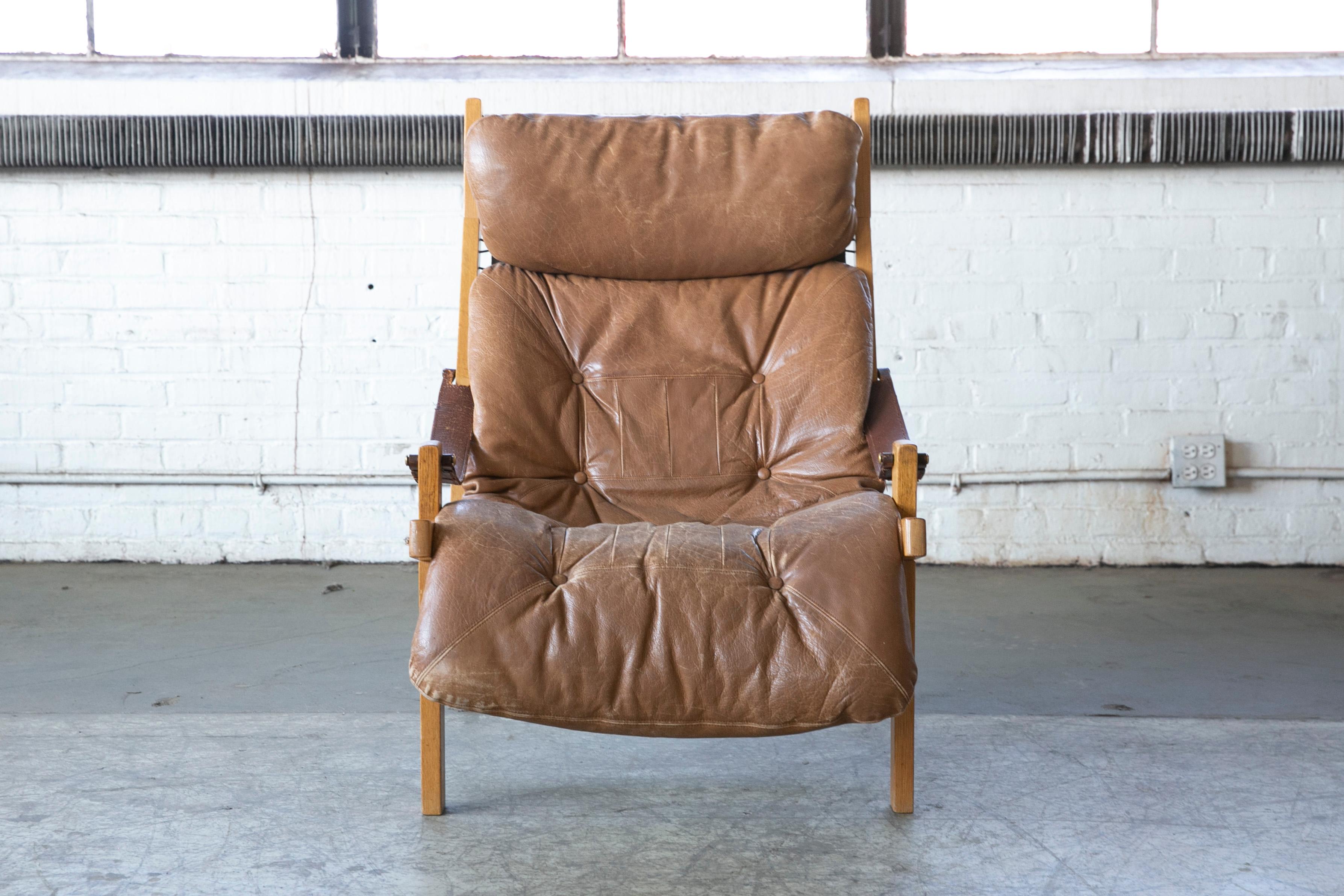 Mid-20th Century Mid-Century Easy Chair Model Hunter by Torbjørn Afdal for Bruksbo, Norway