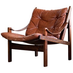 Midcentury Easy Chair Model Hunter by Torbjørn Afdal for Bruksbo, Norway