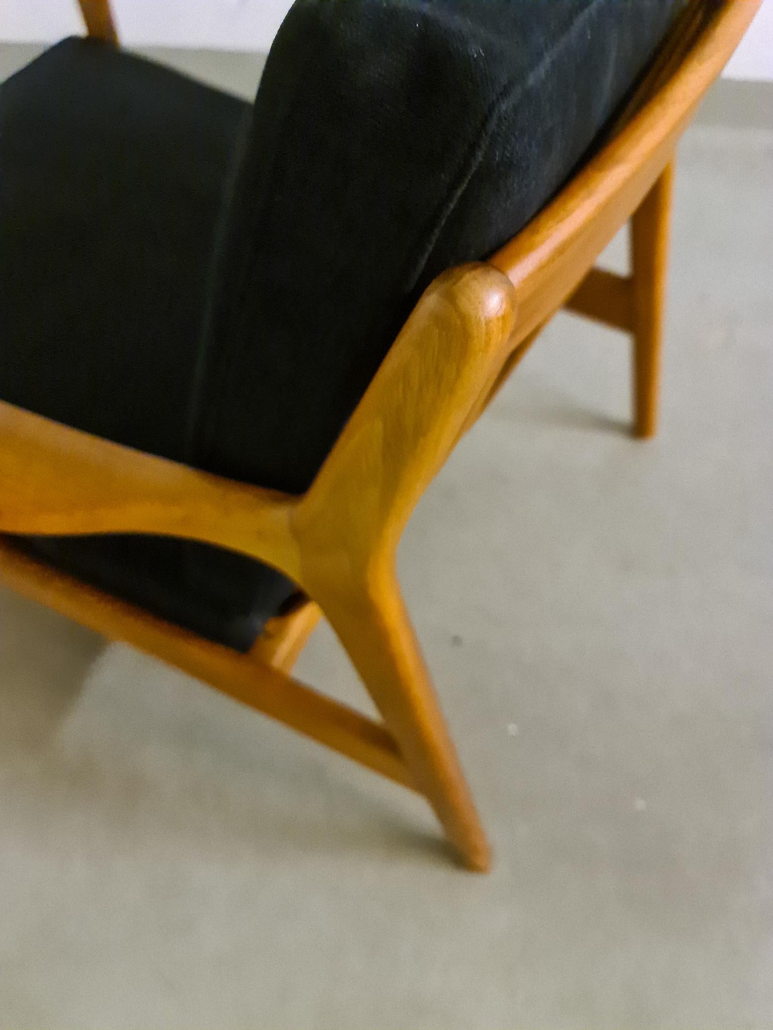 Mid-Century Easy Chair Nussbaum „USA 75“ Folke Ohlsson, DUX, Schweden im Angebot 4
