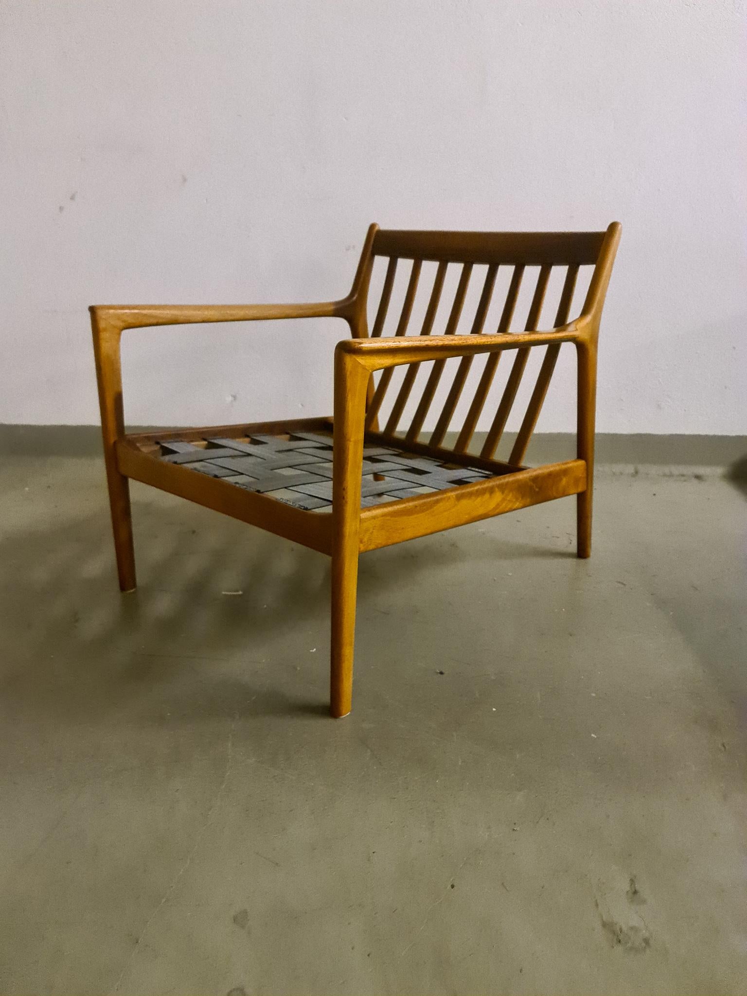 Midcentury Easy Chair Walnut 