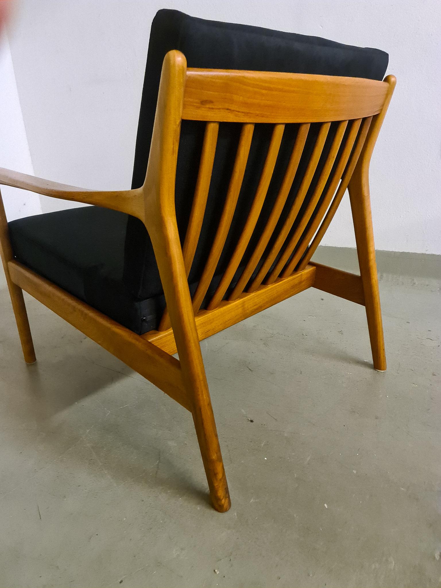 Midcentury Easy Chair Walnut 