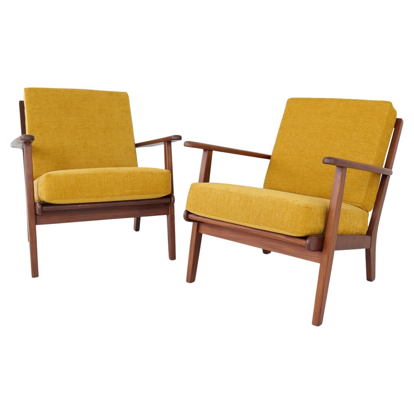 Woven Cane Easy Chair, Model P3, Italy, 1960s For Sale at 1stDibs